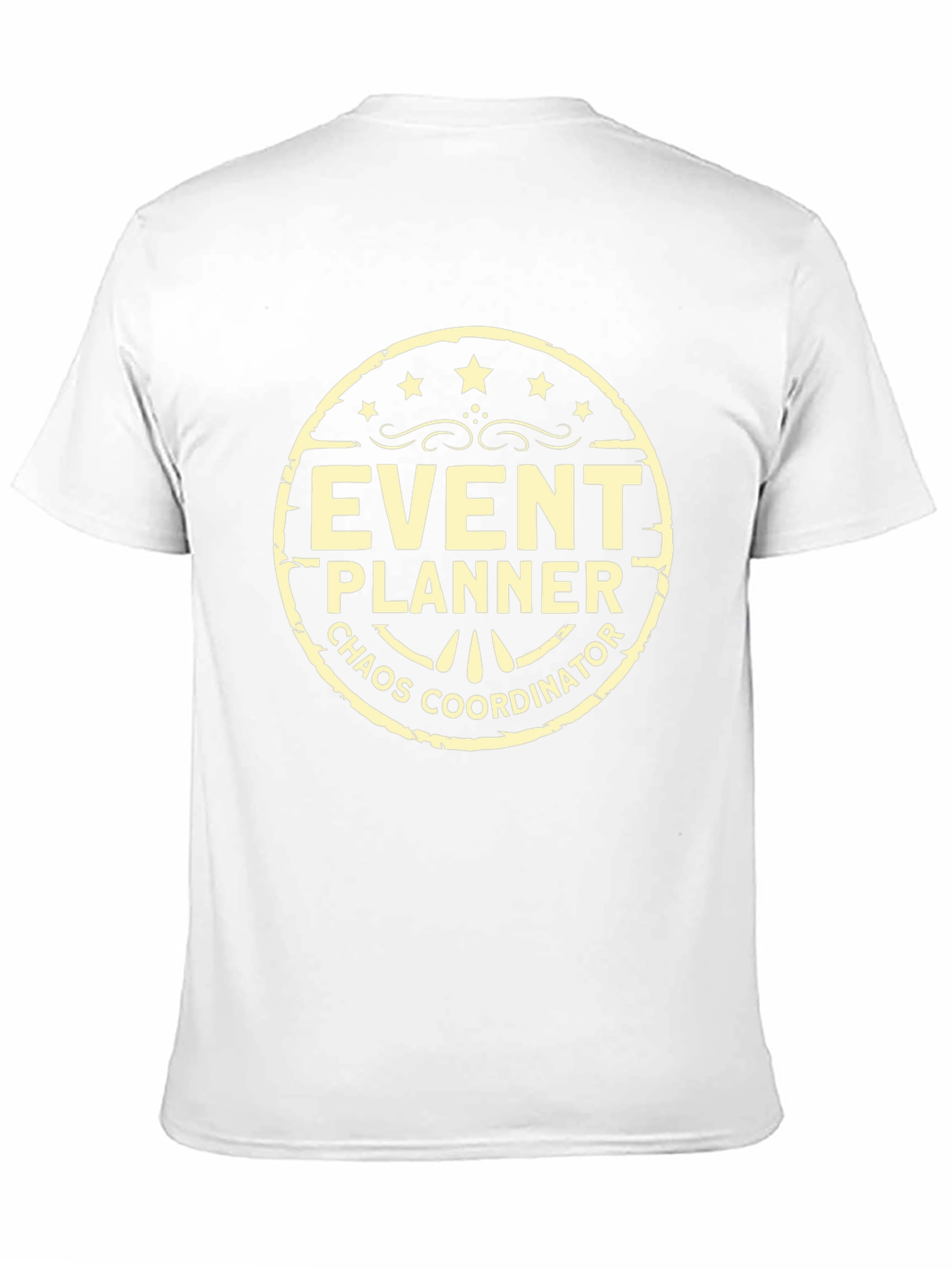 Black Event Planner Chaos Coordinator Black T-Shirt view 11