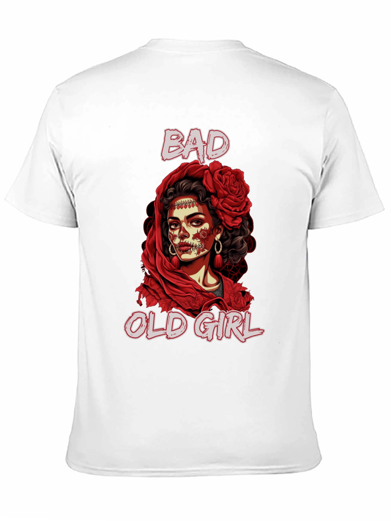 Black Bad Old Girl Graphic Tee view 11