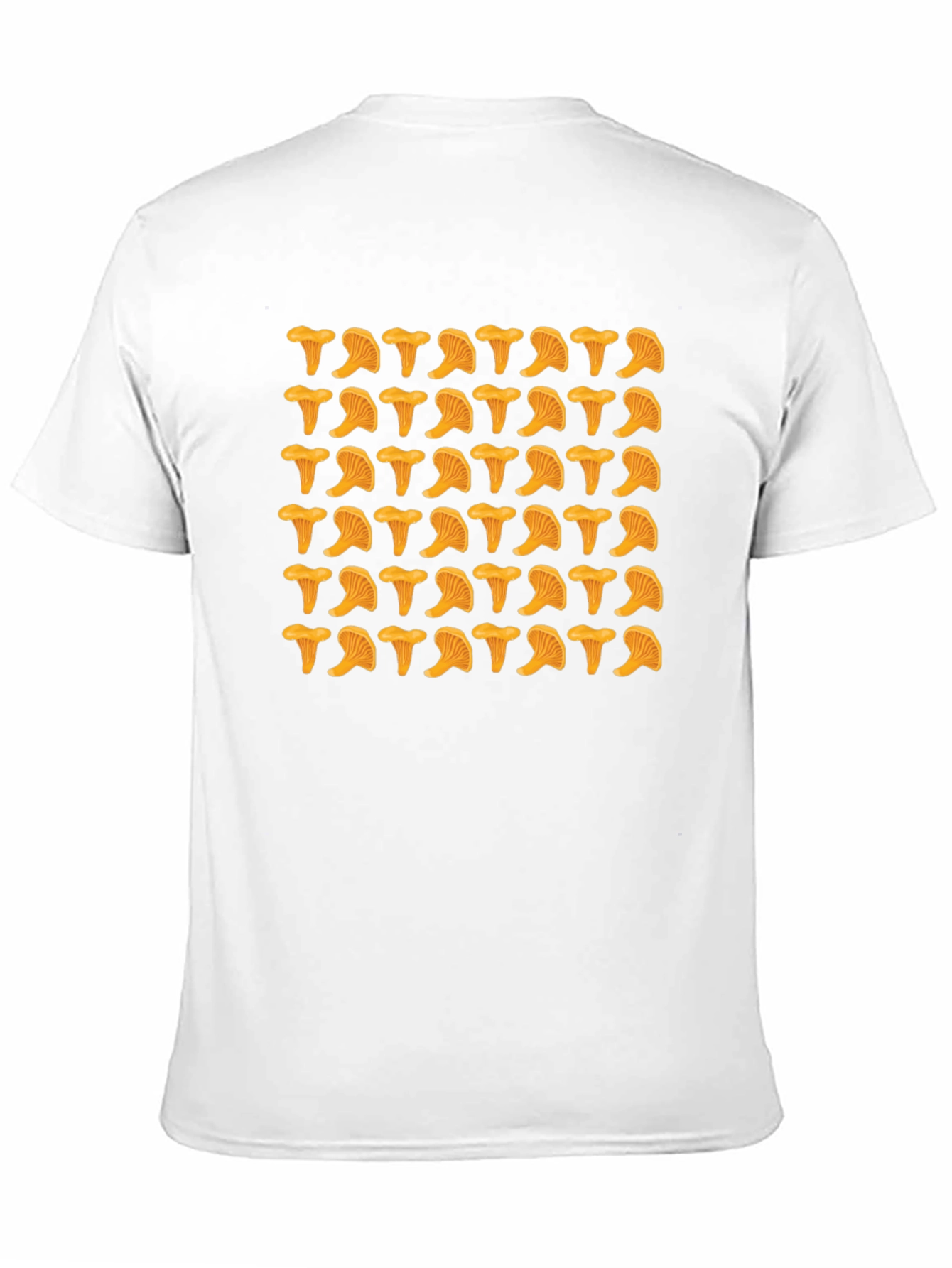 Black Mushroom Pattern T-Shirt - Fun Graphic Tee view 11