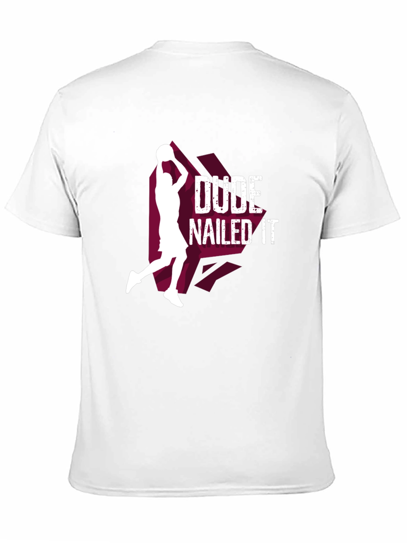 Black Dude Nailed It T-Shirt - Basketball Graphic Tee view 11