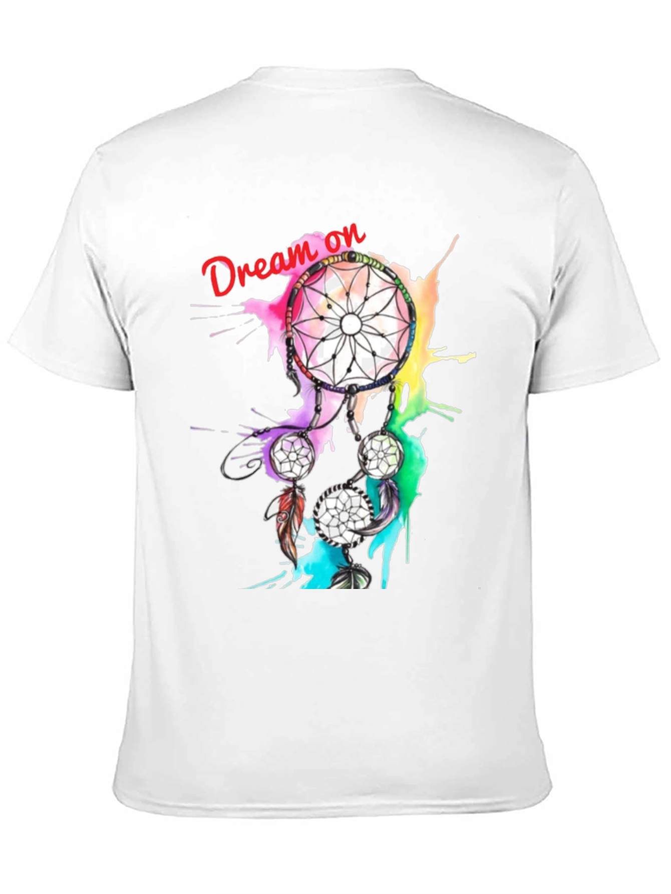 Black Dream On Dreamcatcher Graphic Tee - Black T-Shirt view 11