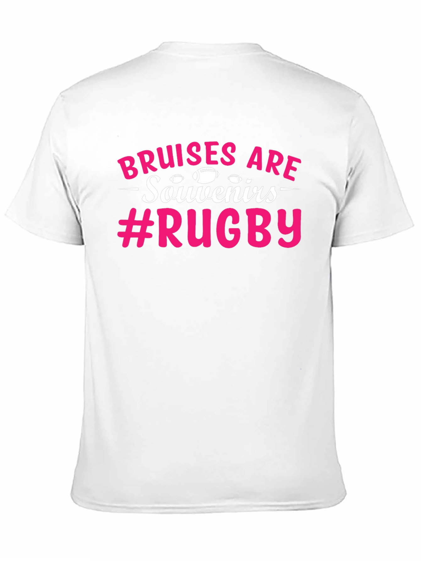 Black Bruises Are Souvenirs Rugby Graphic T-Shirt view 11