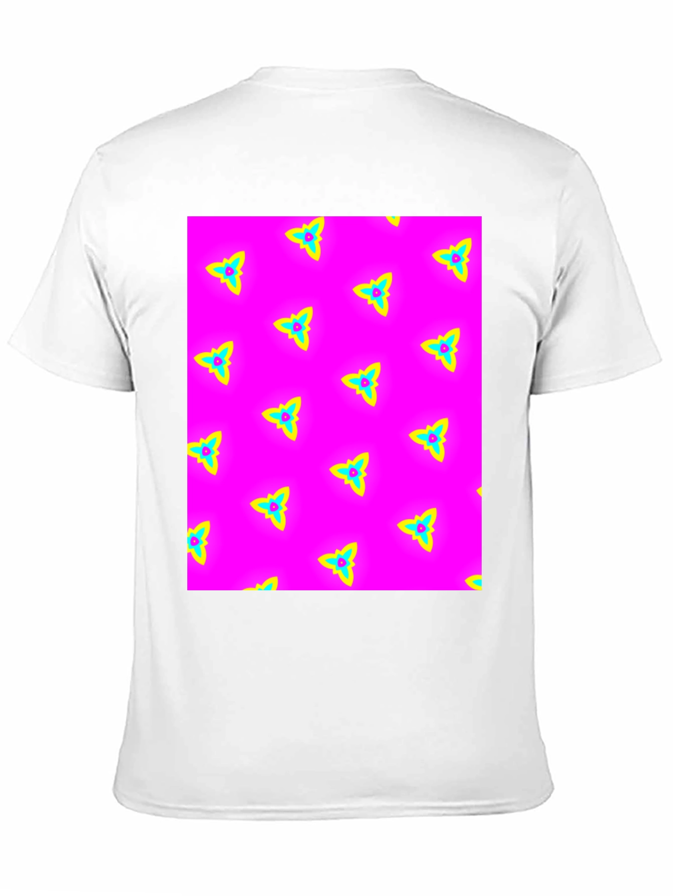 Black Vibrant Pattern Tee view 11