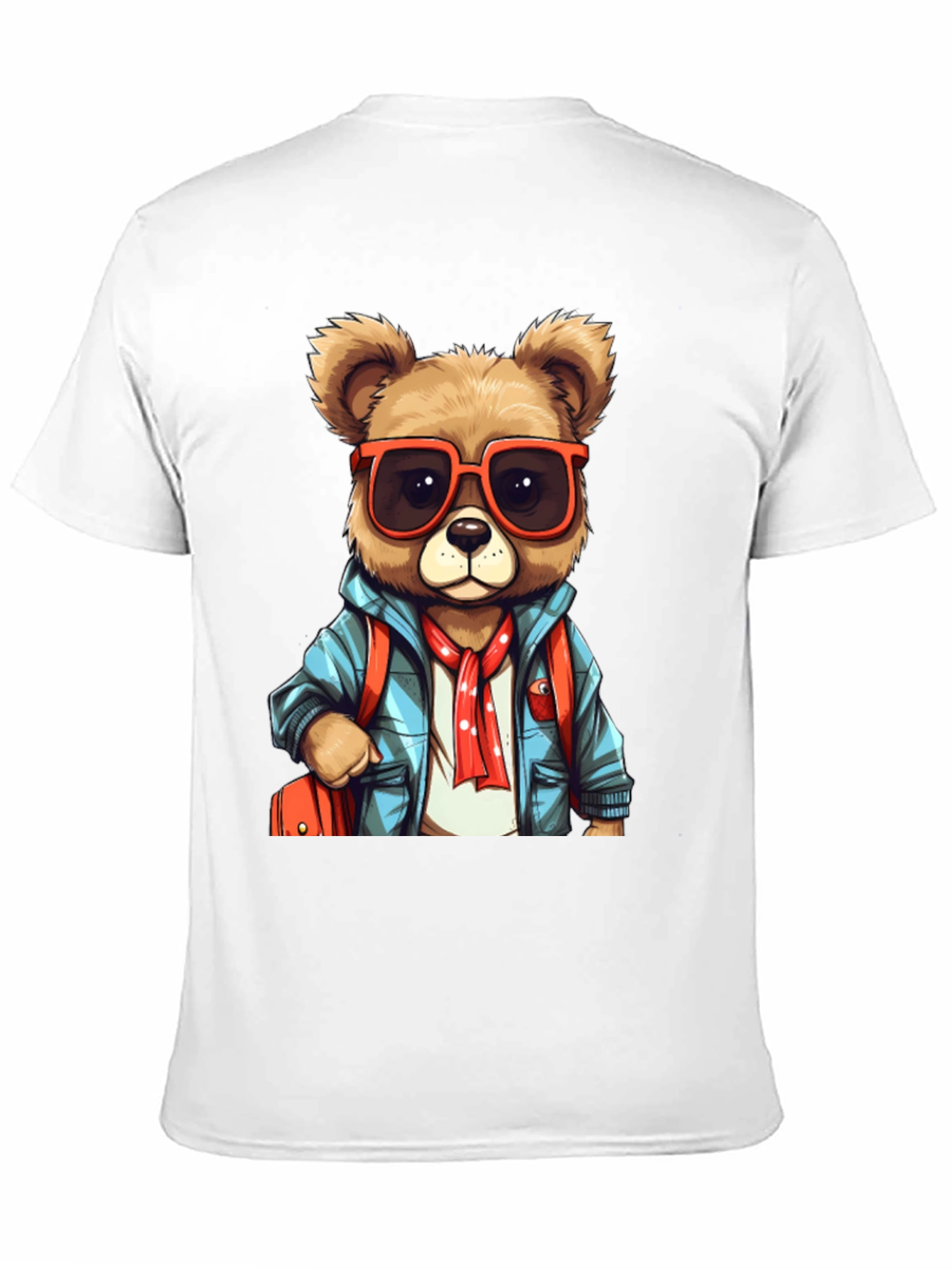 Black Bear with Sunglasses T-Shirt view 11