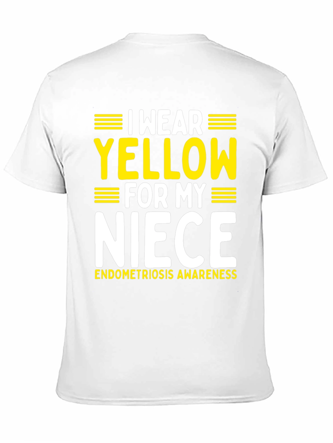 I Wear Yellow For My Niece Awareness T-Shirt - 11
