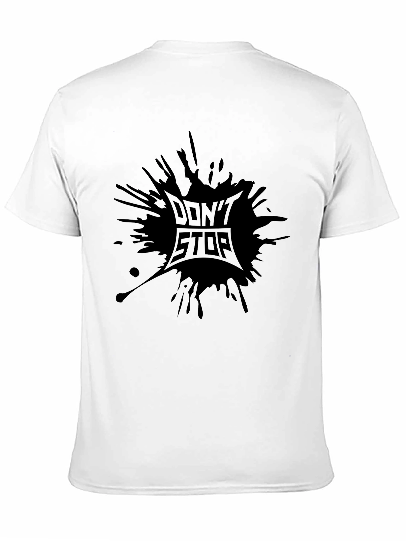 Black Men's Black Don't Stop Graphic Tee view 11