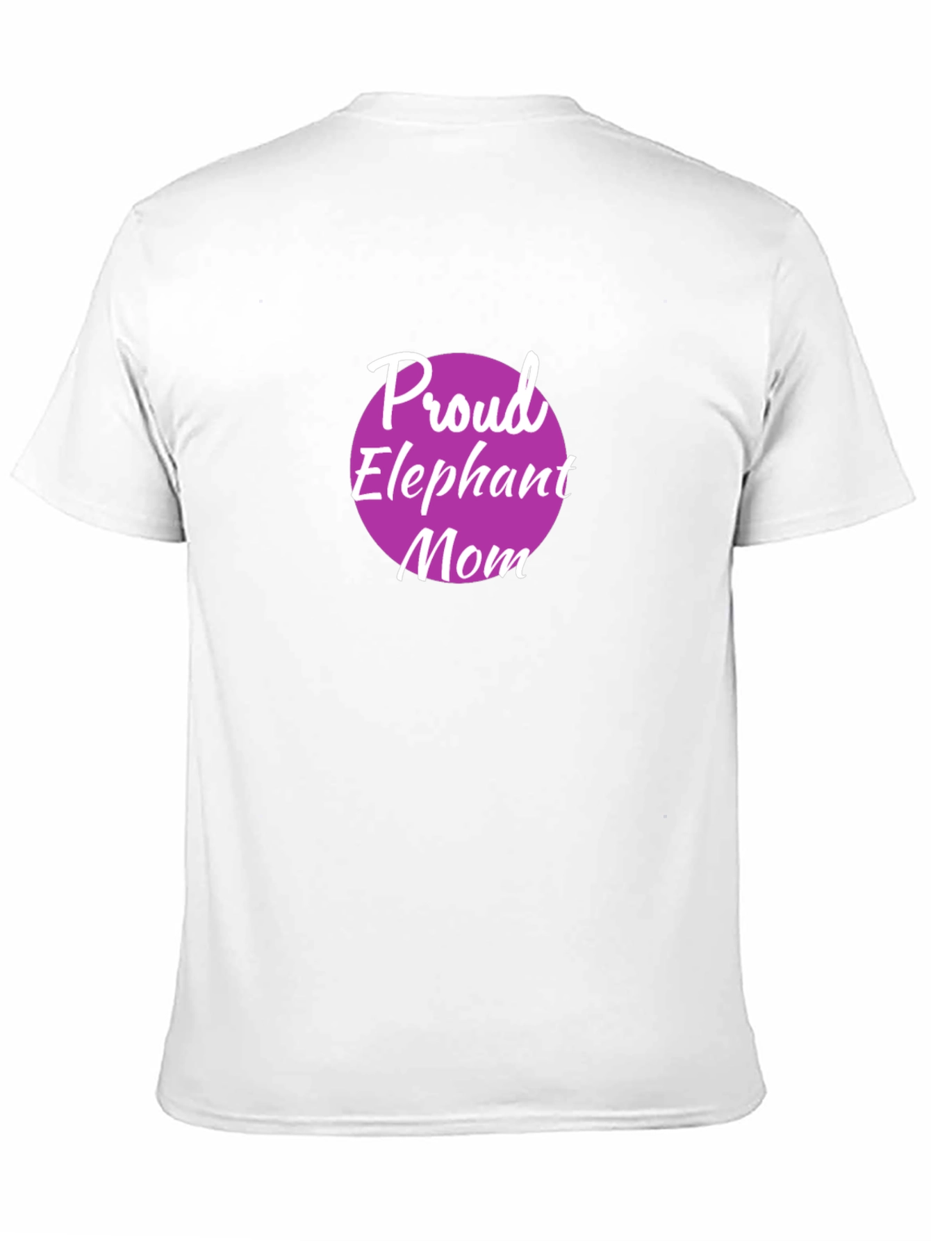 Black Proud Elephant Mom Graphic Tee - Black view 11