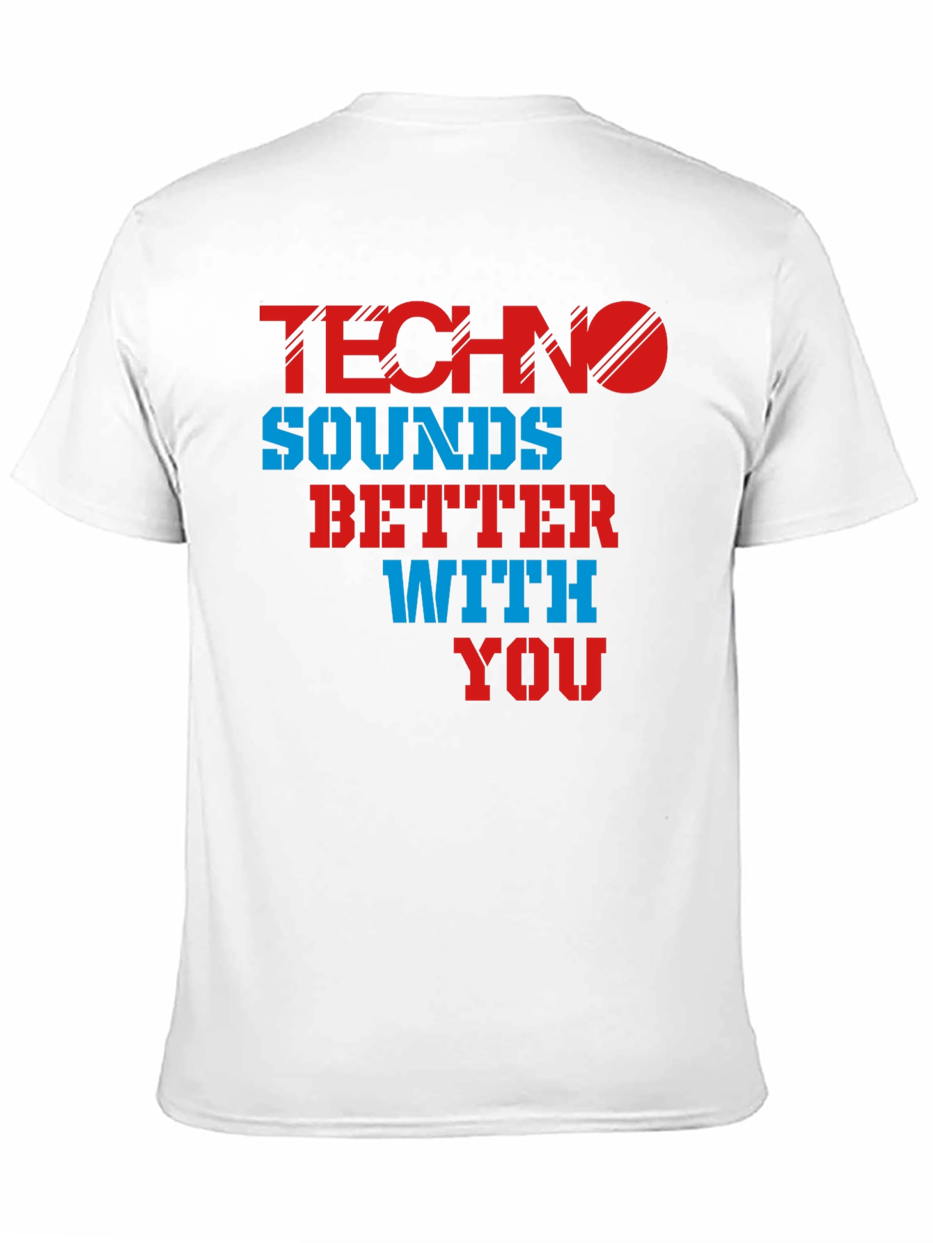 Black Techno Sounds Better With You T-Shirt view 11