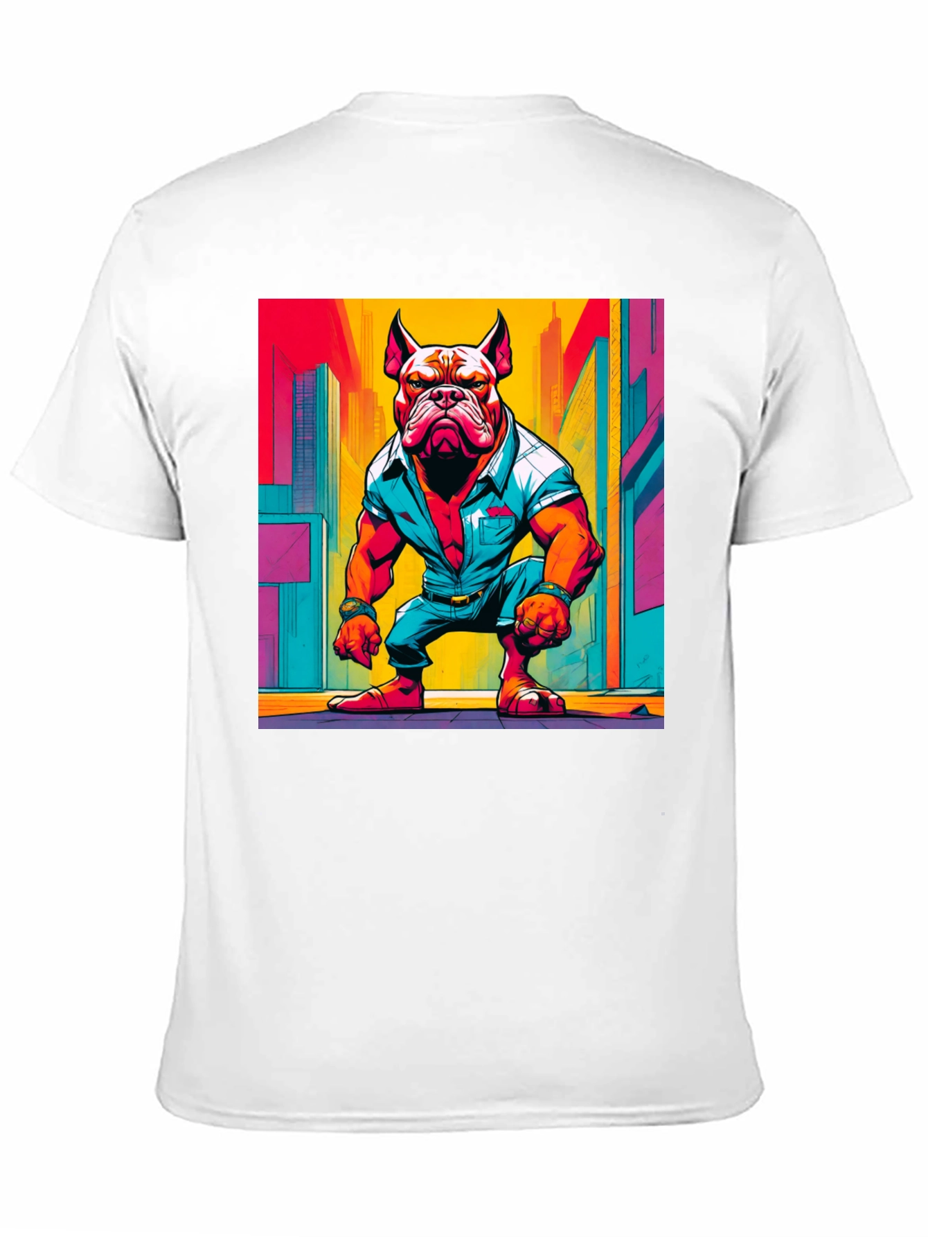 Black Cool Dog Graphic Tee - Urban Style view 11