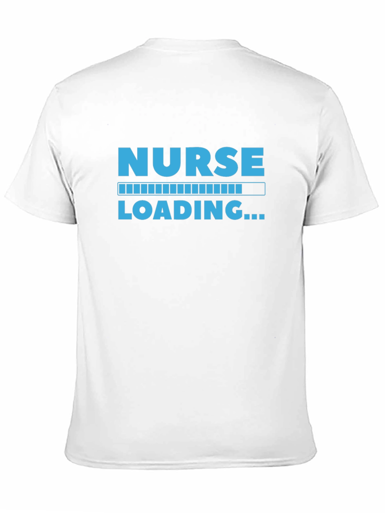 Black Nurse Loading Graphic Tee - Black Cotton Casual Shirt view 11