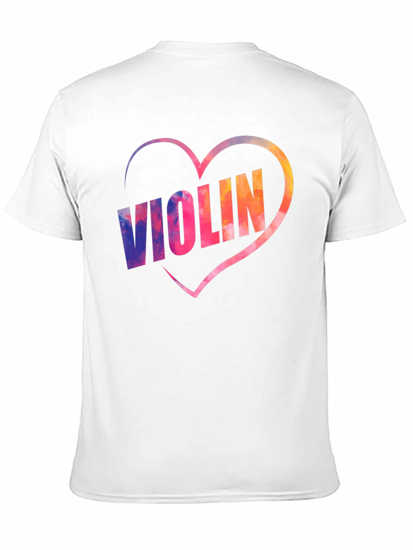 Black Violin Heart Graphic Tee - Music Lover Shirt view 11