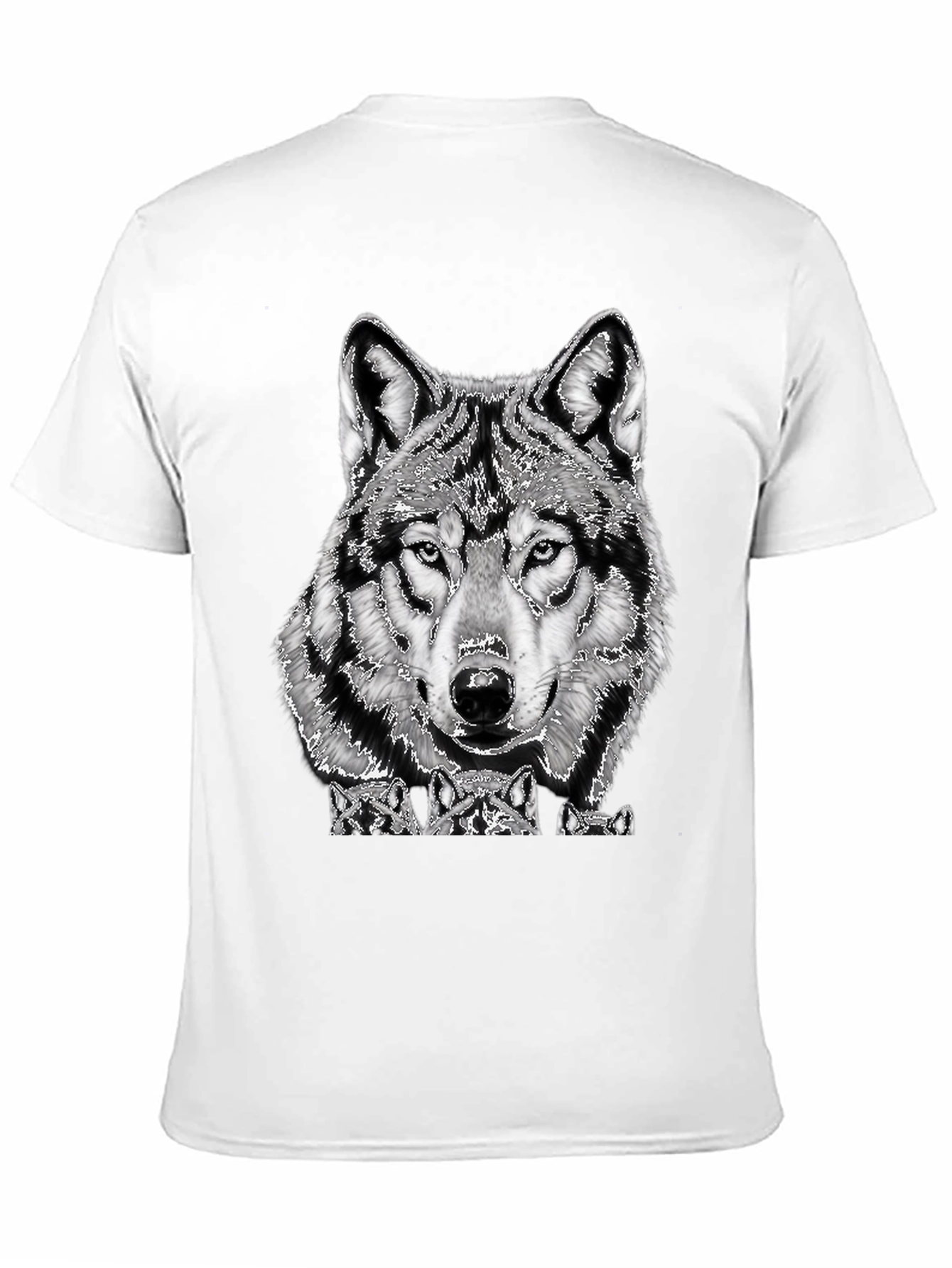 Wolf Pack Graphic Tee - Men's Black T-Shirt - 11