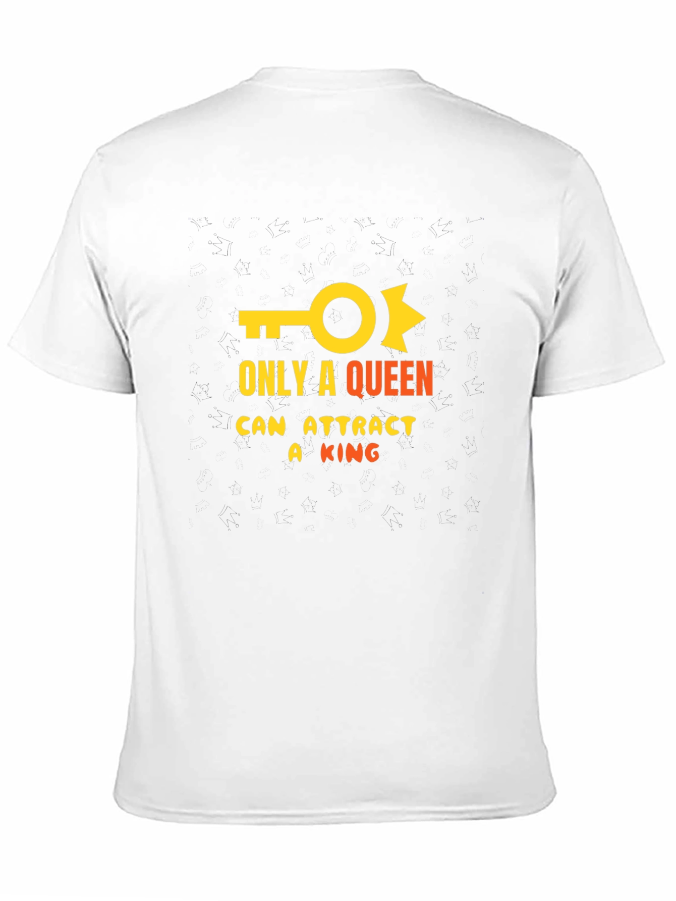 Black Queen Attracts King Graphic T-Shirt view 11