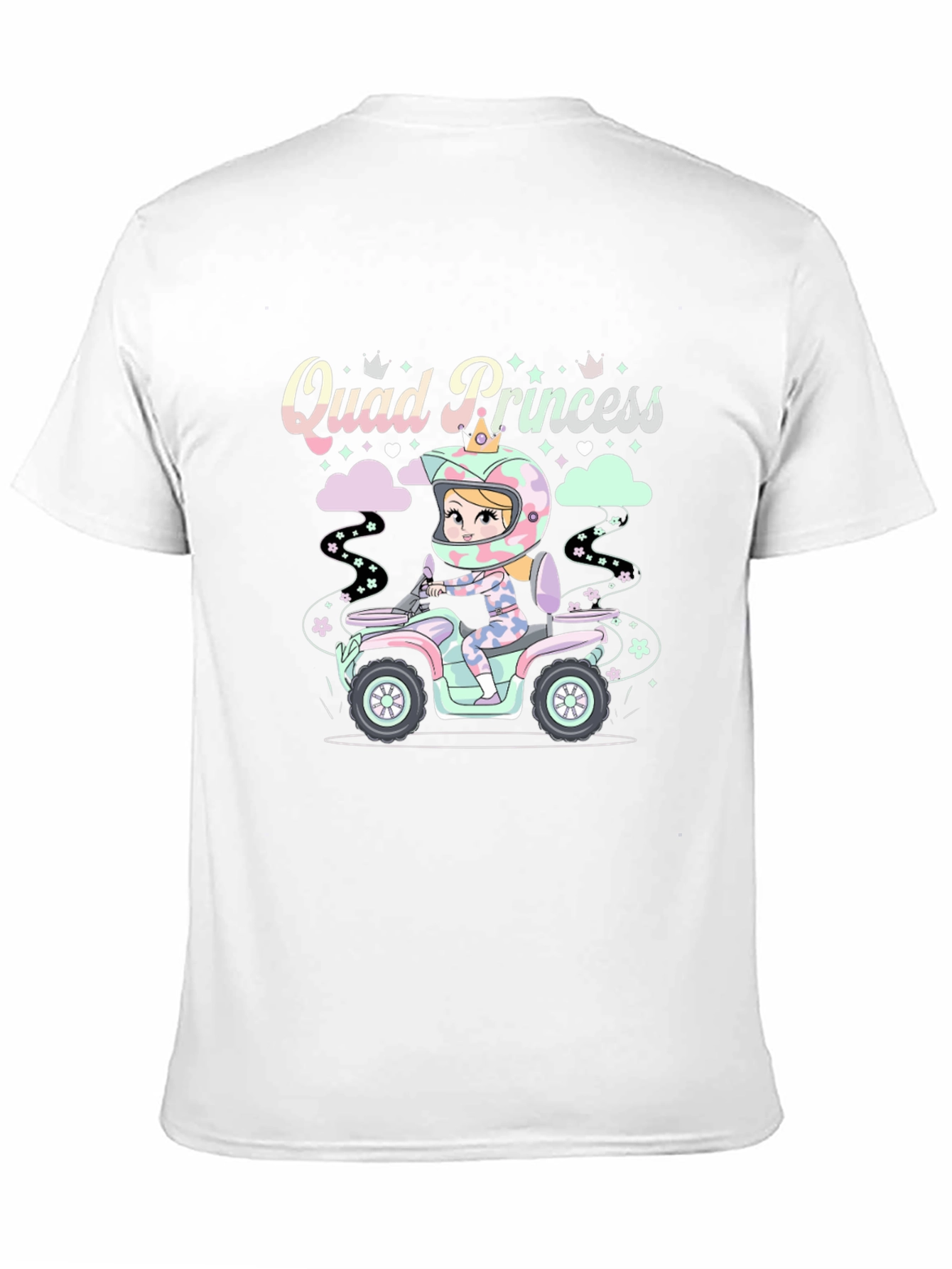 Black Quad Princess Graphic T-Shirt view 11