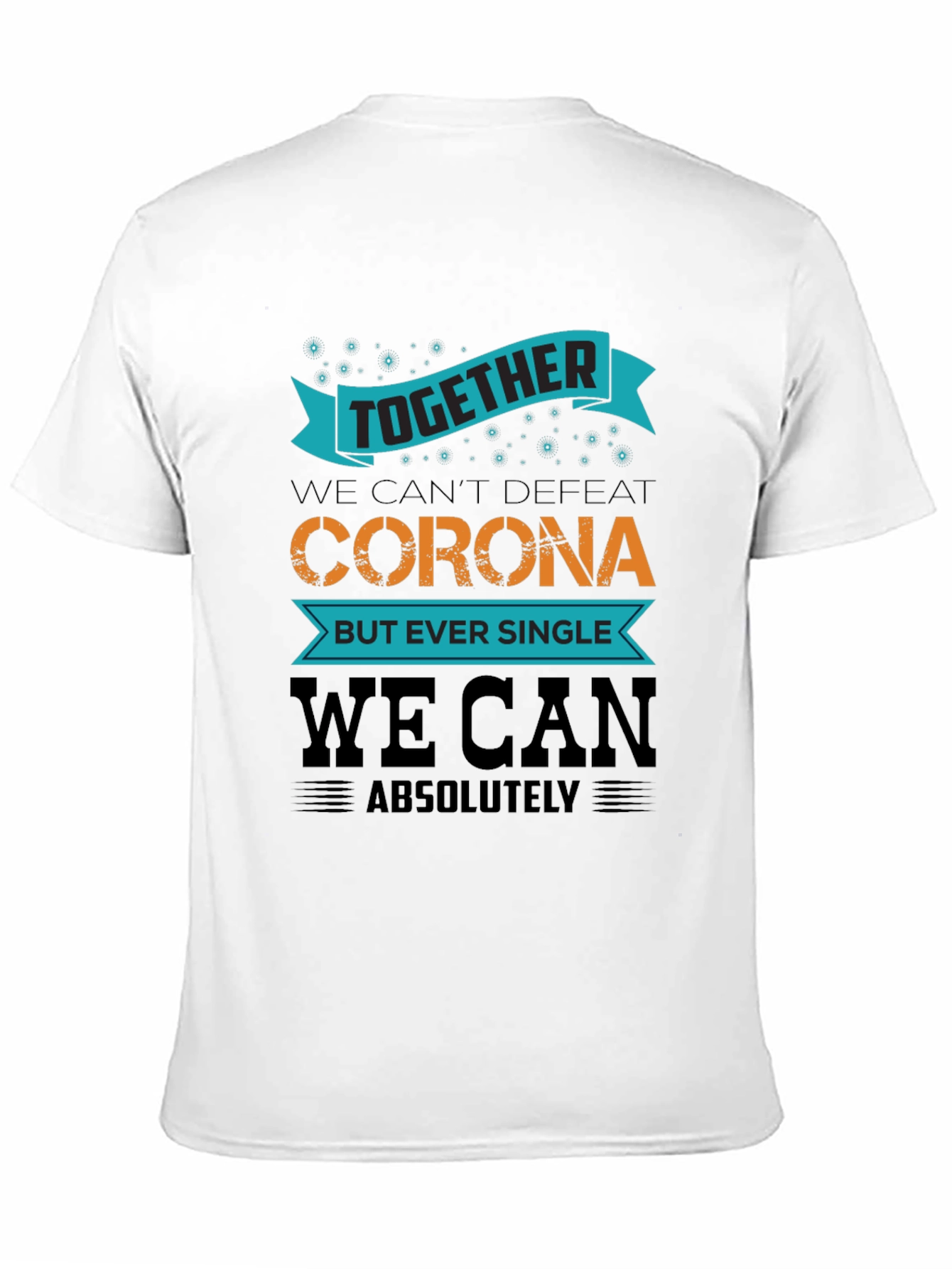 Black Together We Can Black T-Shirt view 11