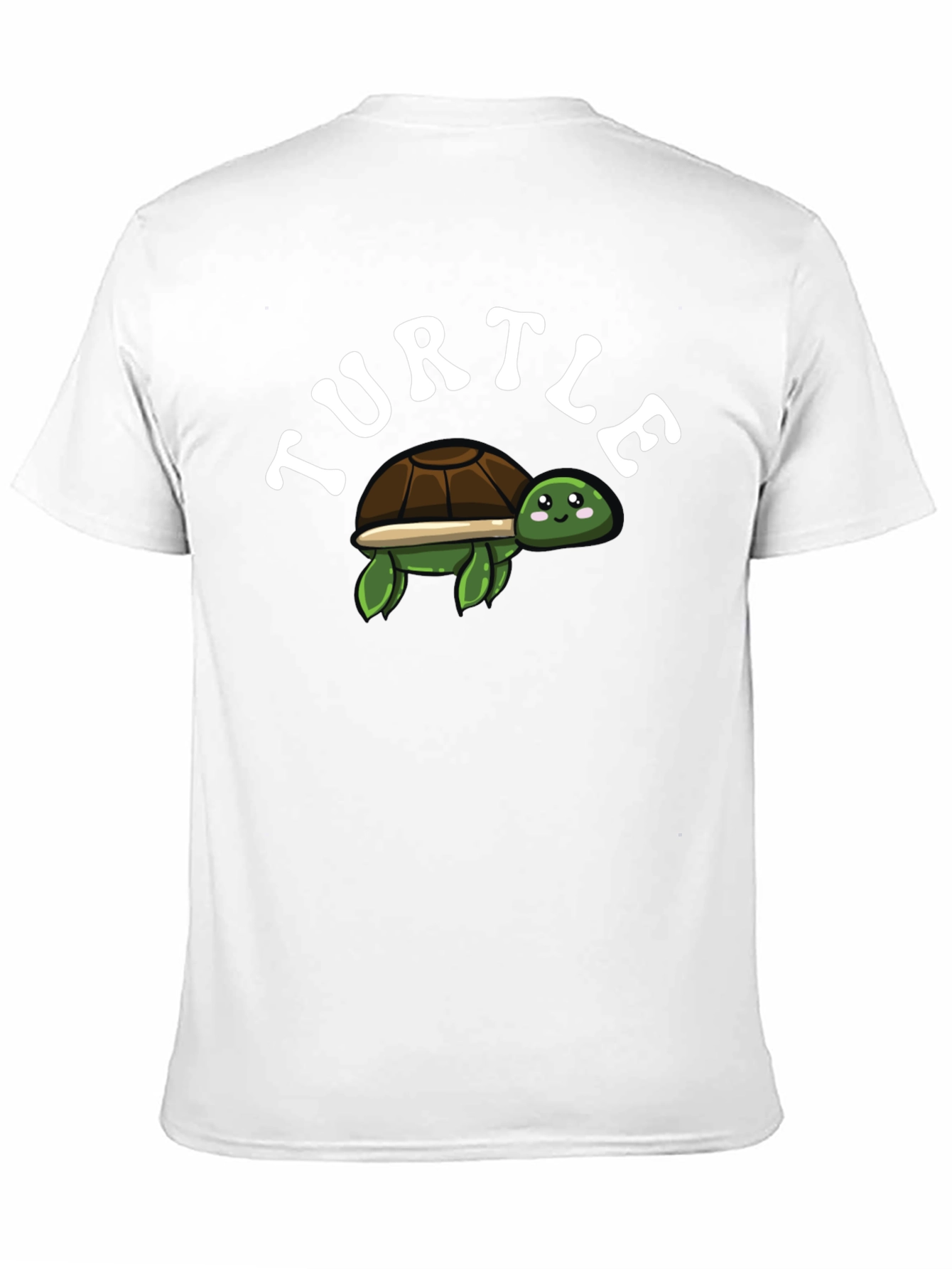 Black Cute Turtle Graphic T-Shirt - Black view 11