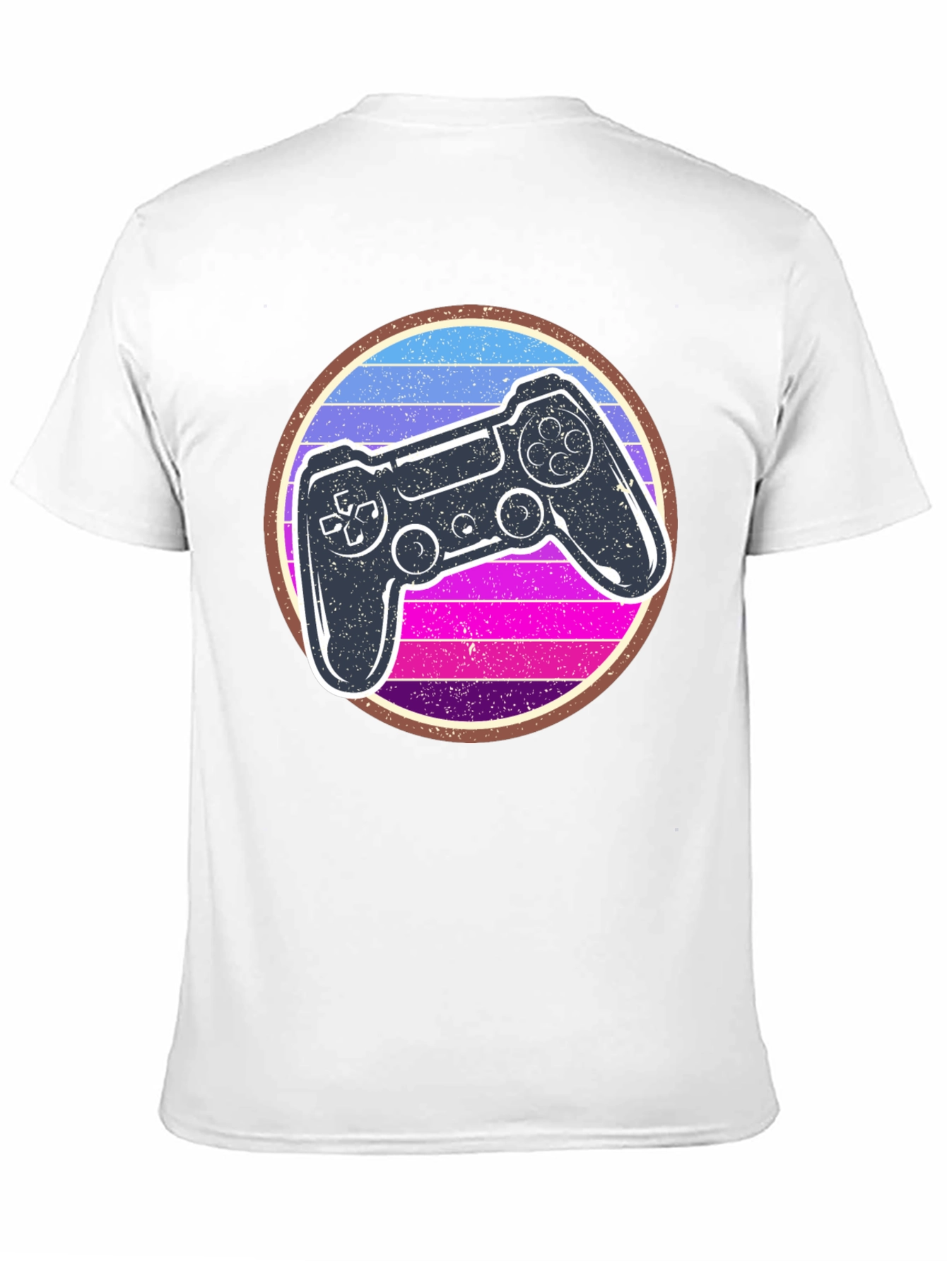 Black Retro Gaming Controller Graphic Tee view 11