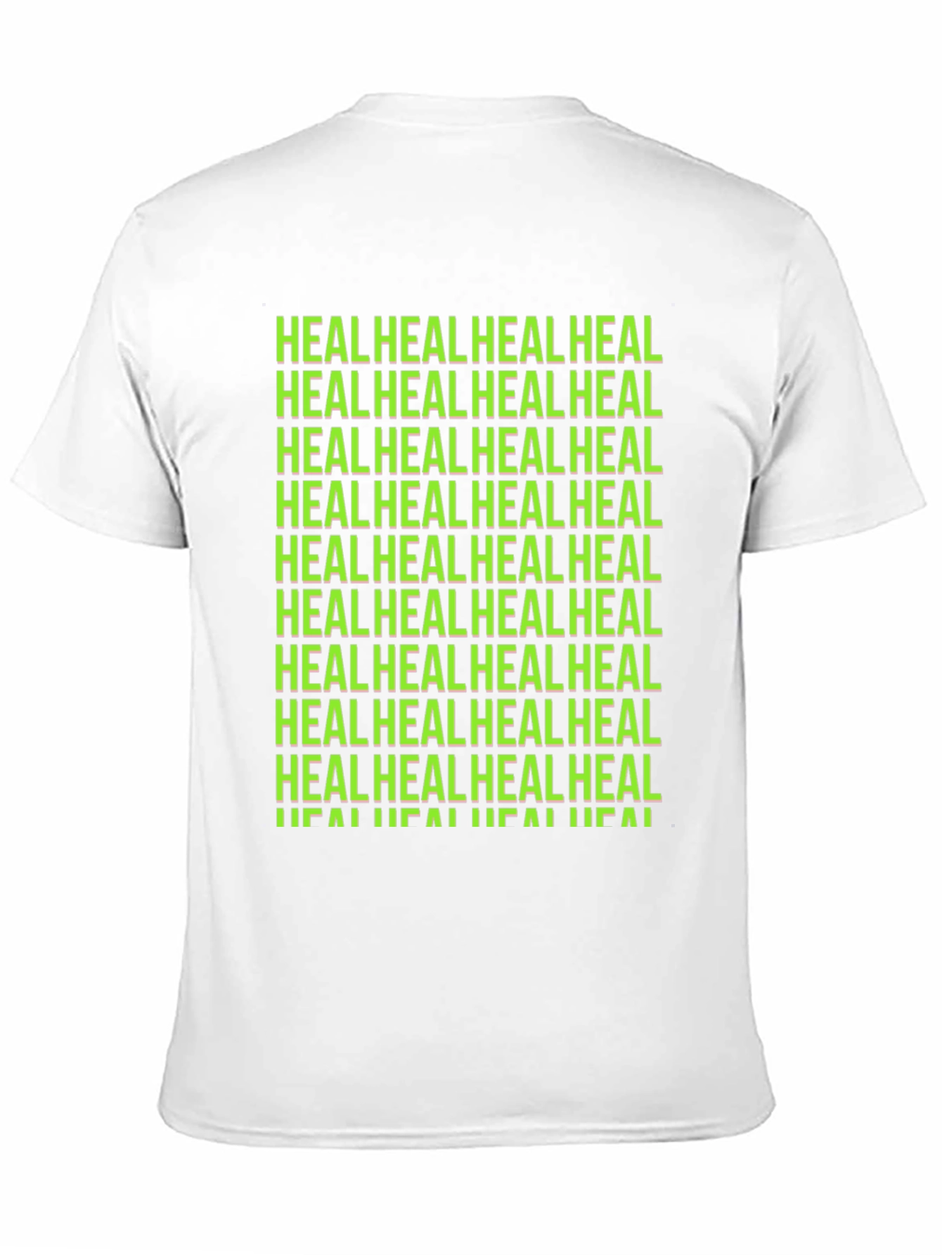 Black Heal Graphic Tee - Black Unisex T-Shirt view 11