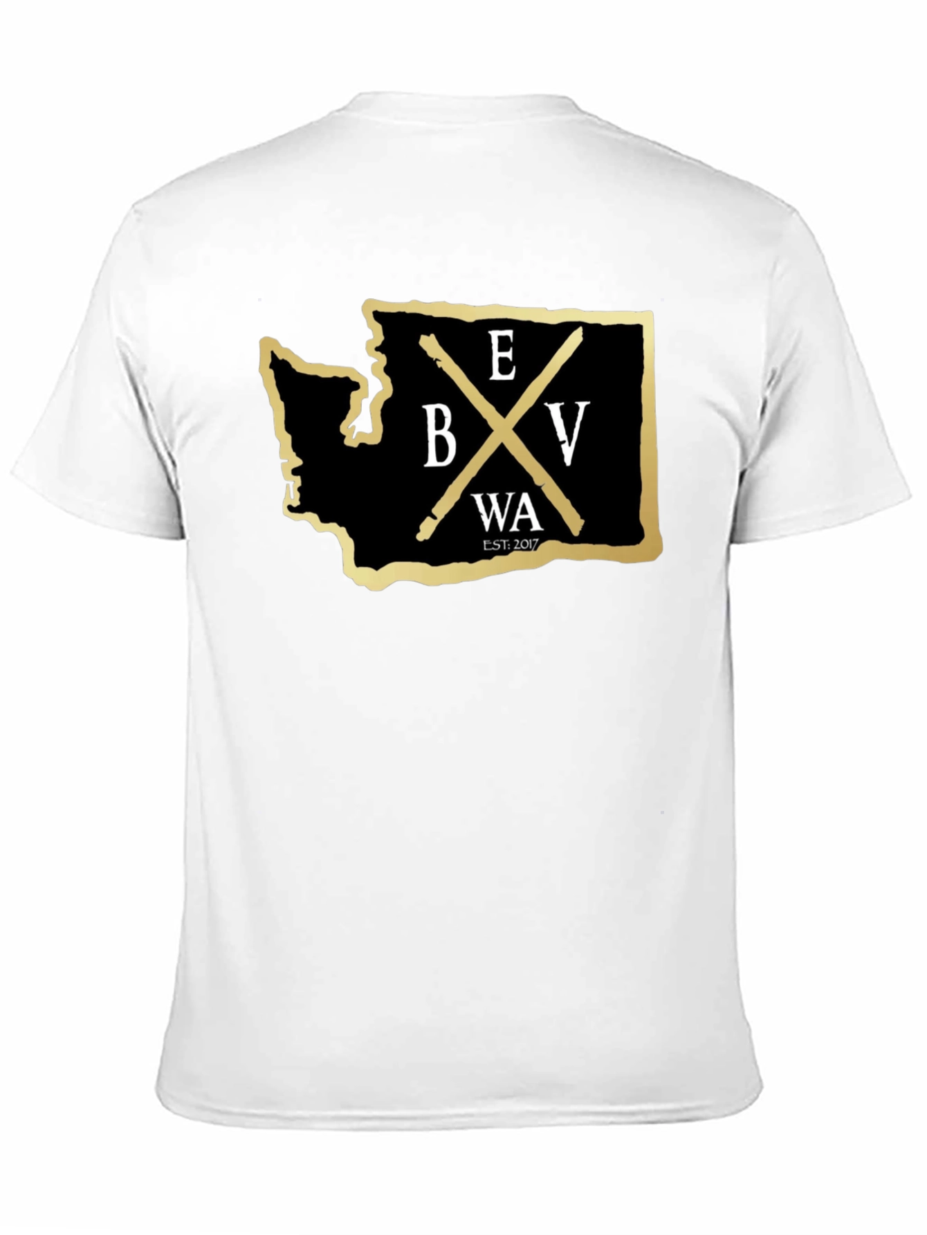 Black Washington State BV T-Shirt - Black view 11