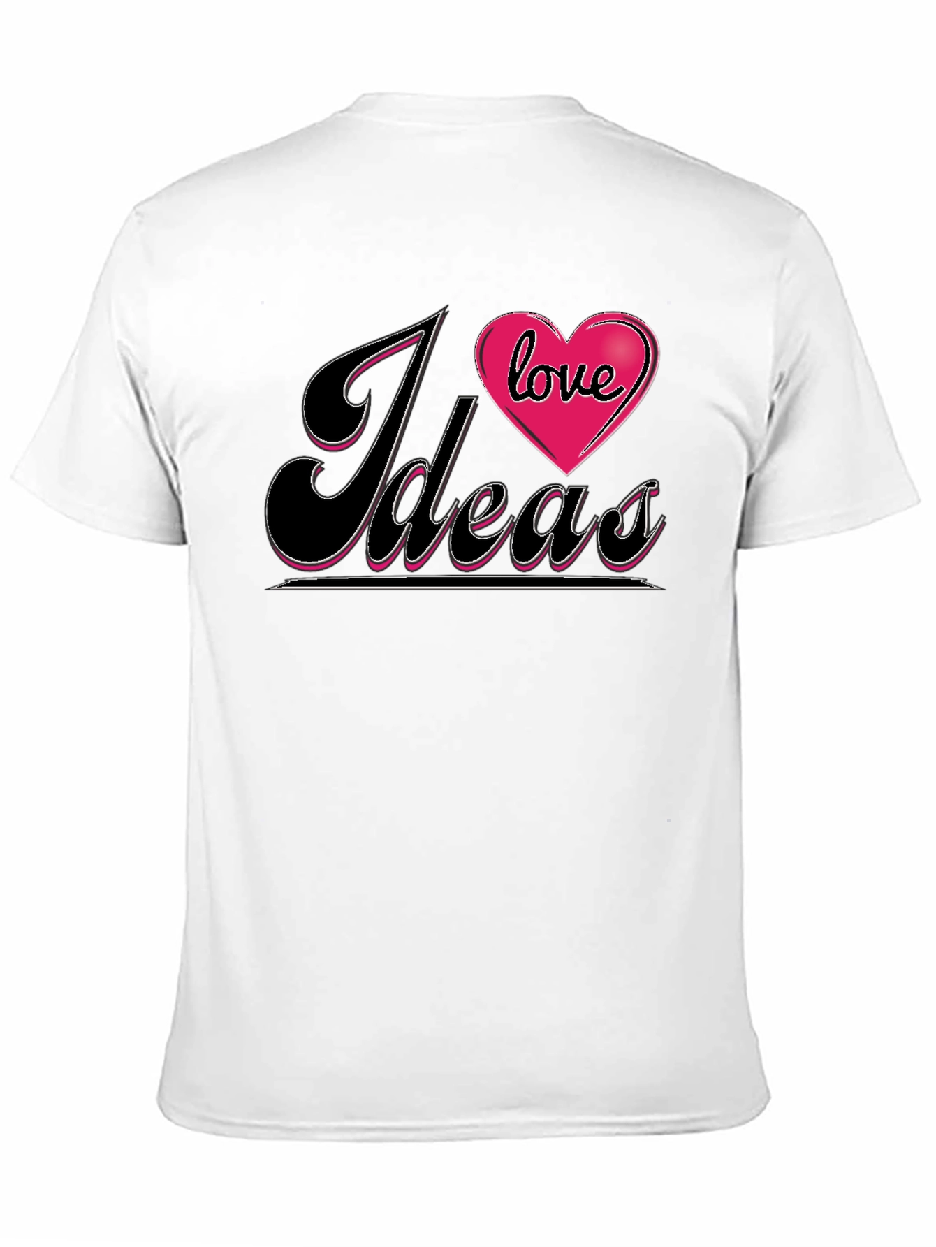 Black I Love Ideas Graphic Tee - Black T-Shirt view 11