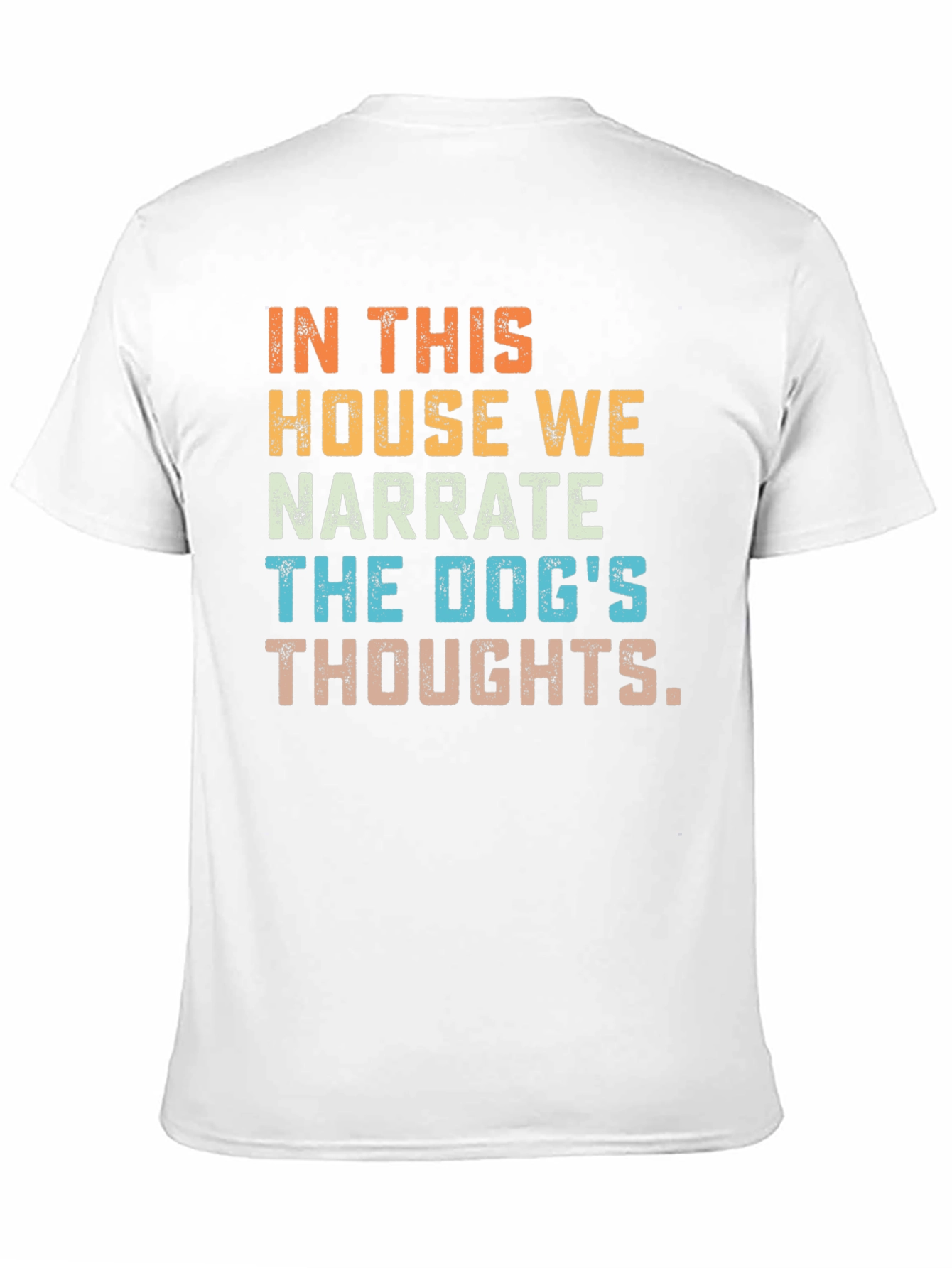 Black Narrate Dog's Thoughts T-Shirt Funny Pet Lover Tee view 11