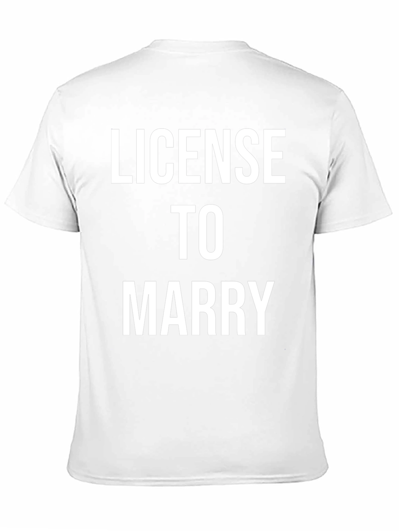 Black License To Marry Graphic Tee view 11
