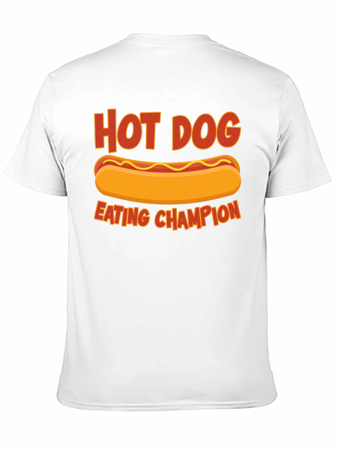 Black Hot Dog Eating Champion T-Shirt - Funny Foodie Tee view 11