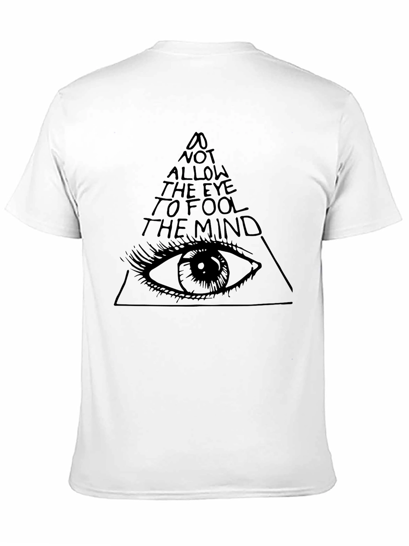 Black Eye & Pyramid Graphic Tee - Black T-Shirt view 11