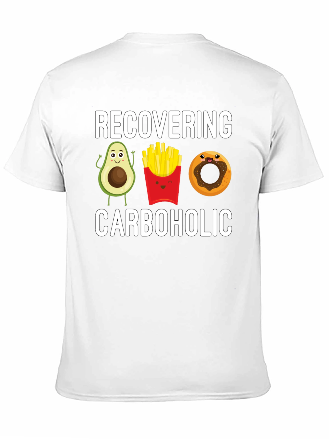 Black Recovering Carboholic T-Shirt view 11