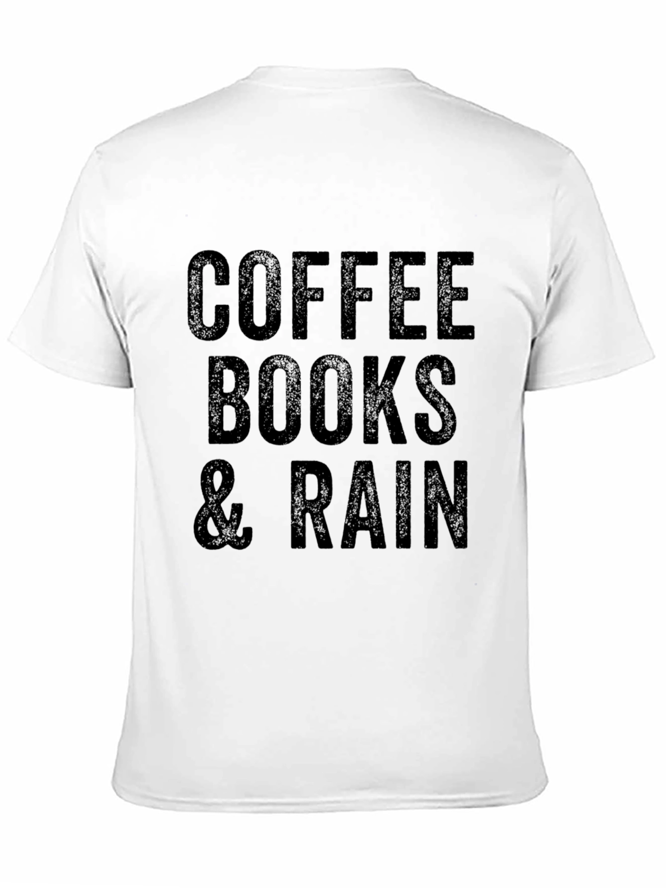 Black Coffee Books & Rain Graphic Tee view 11