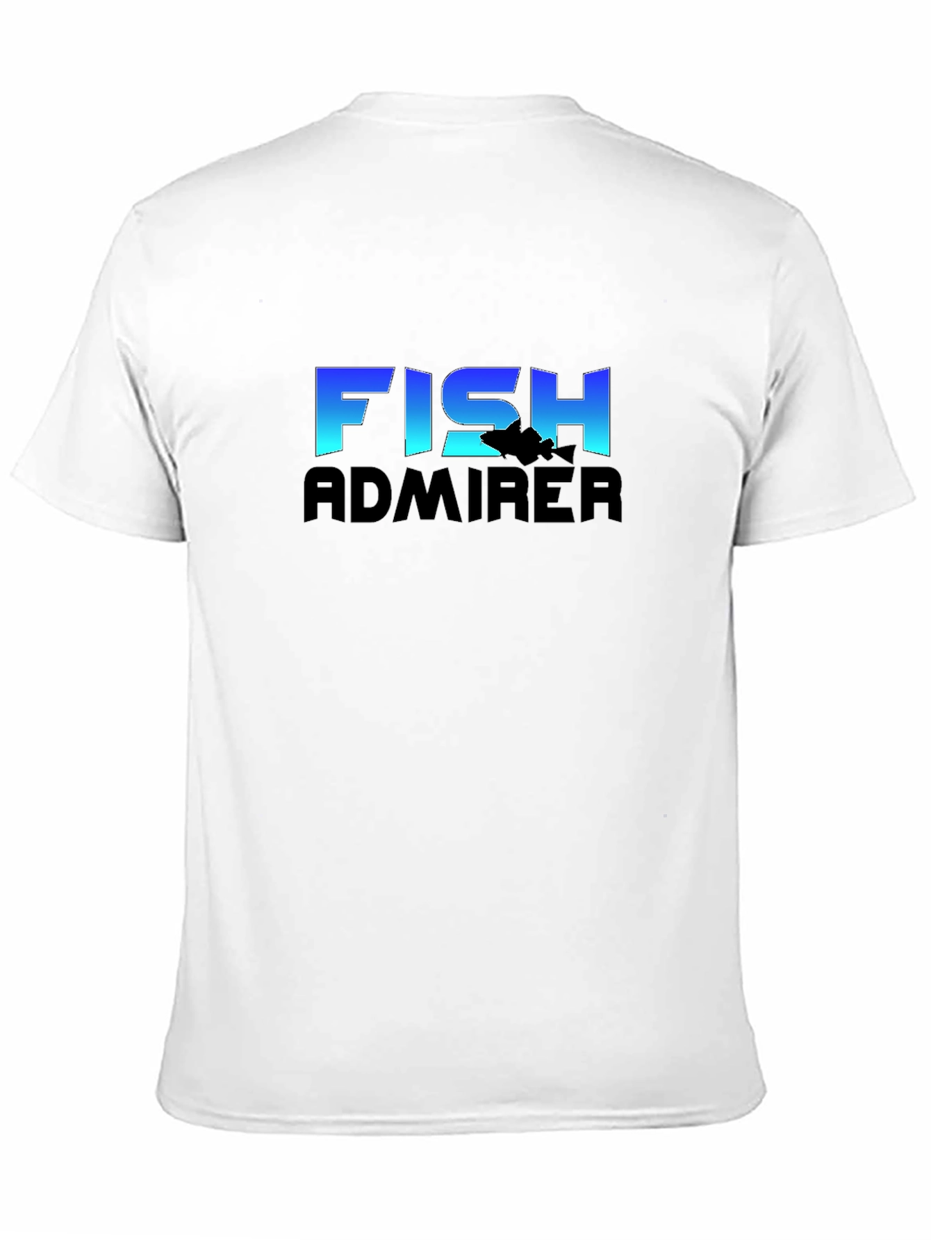 Black Fish Admirer Graphic Tee - Black Cotton Blend T-Shirt view 11
