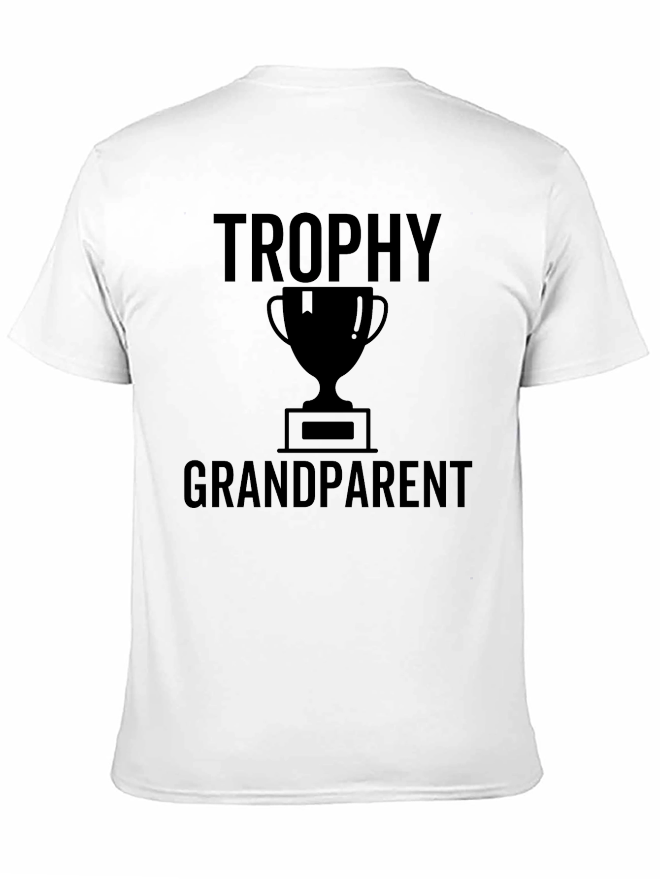 Black Trophy Grandparent Black T-Shirt view 11