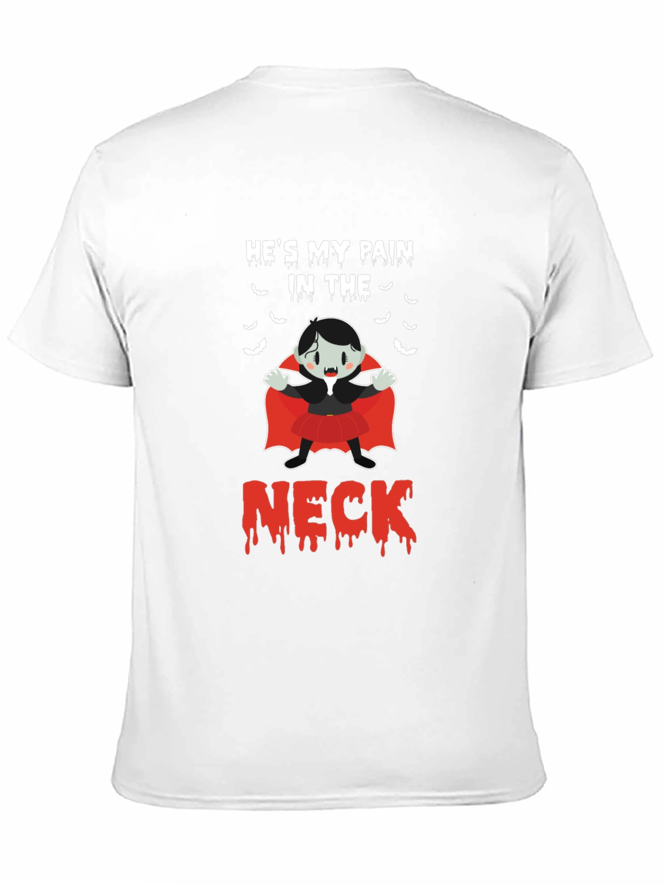 Black He's My Pain in the Neck Vampire Graphic Tee view 11