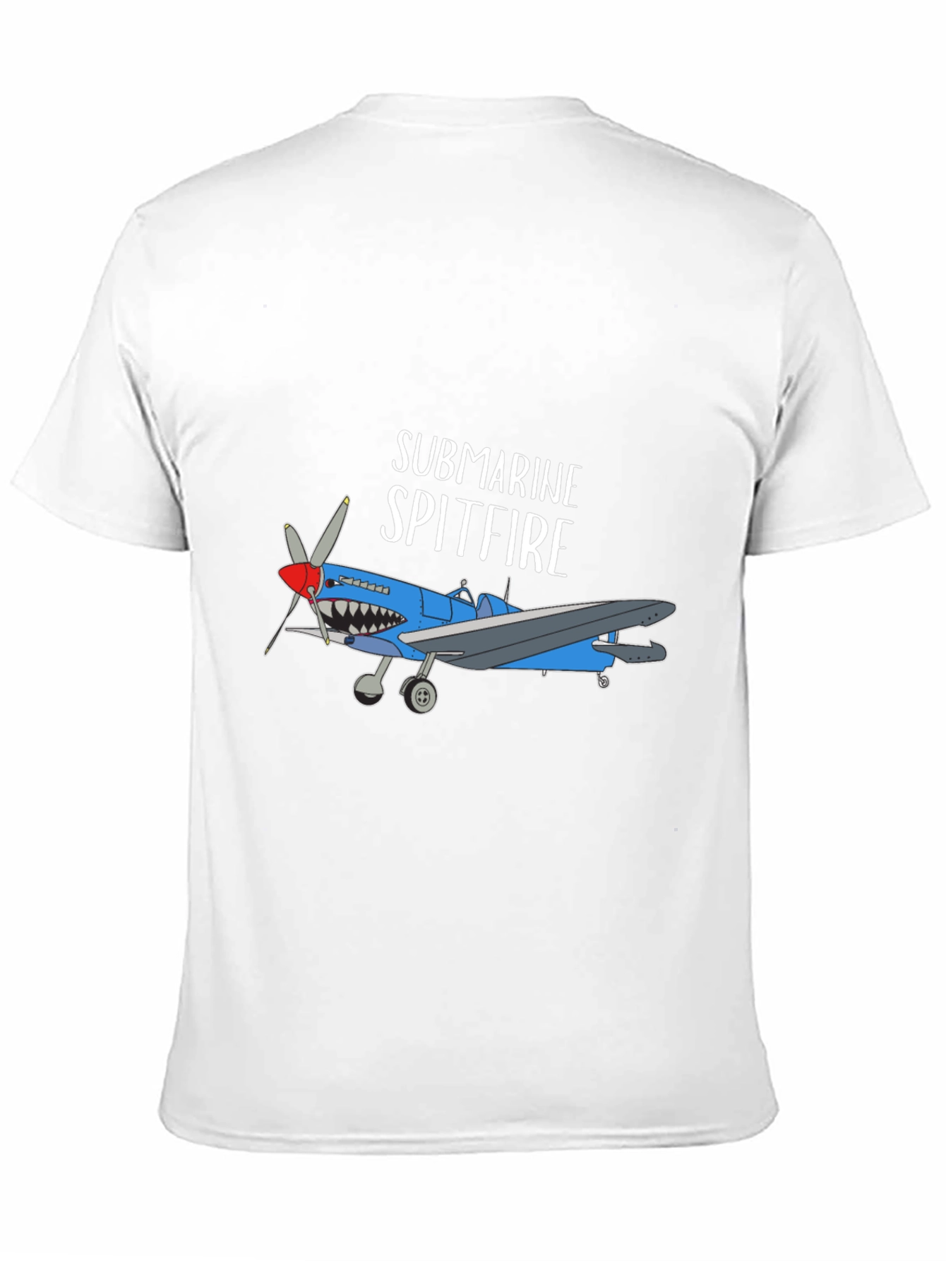 Black Submarine Spitfire Graphic Tee - Black Cotton Blend view 11