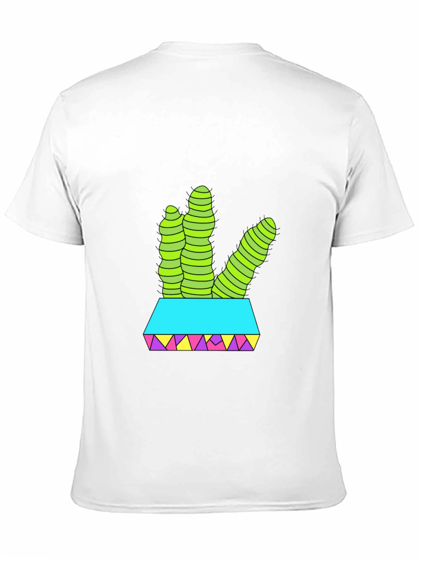 Black Cactus T-Shirt: Funky Desert Style view 11