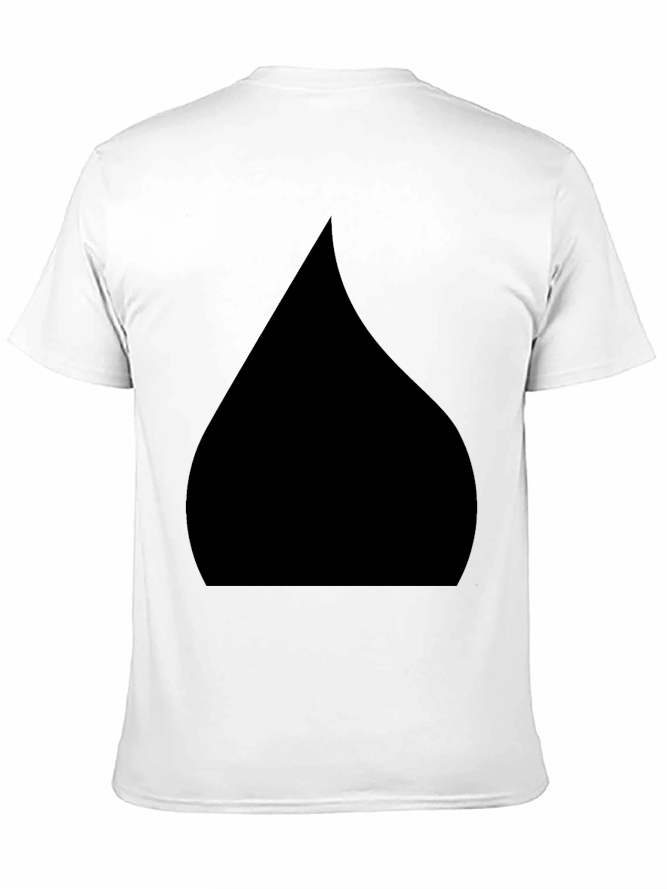 Black Bold Black Spade T-Shirt - Modern Minimalist Design view 11