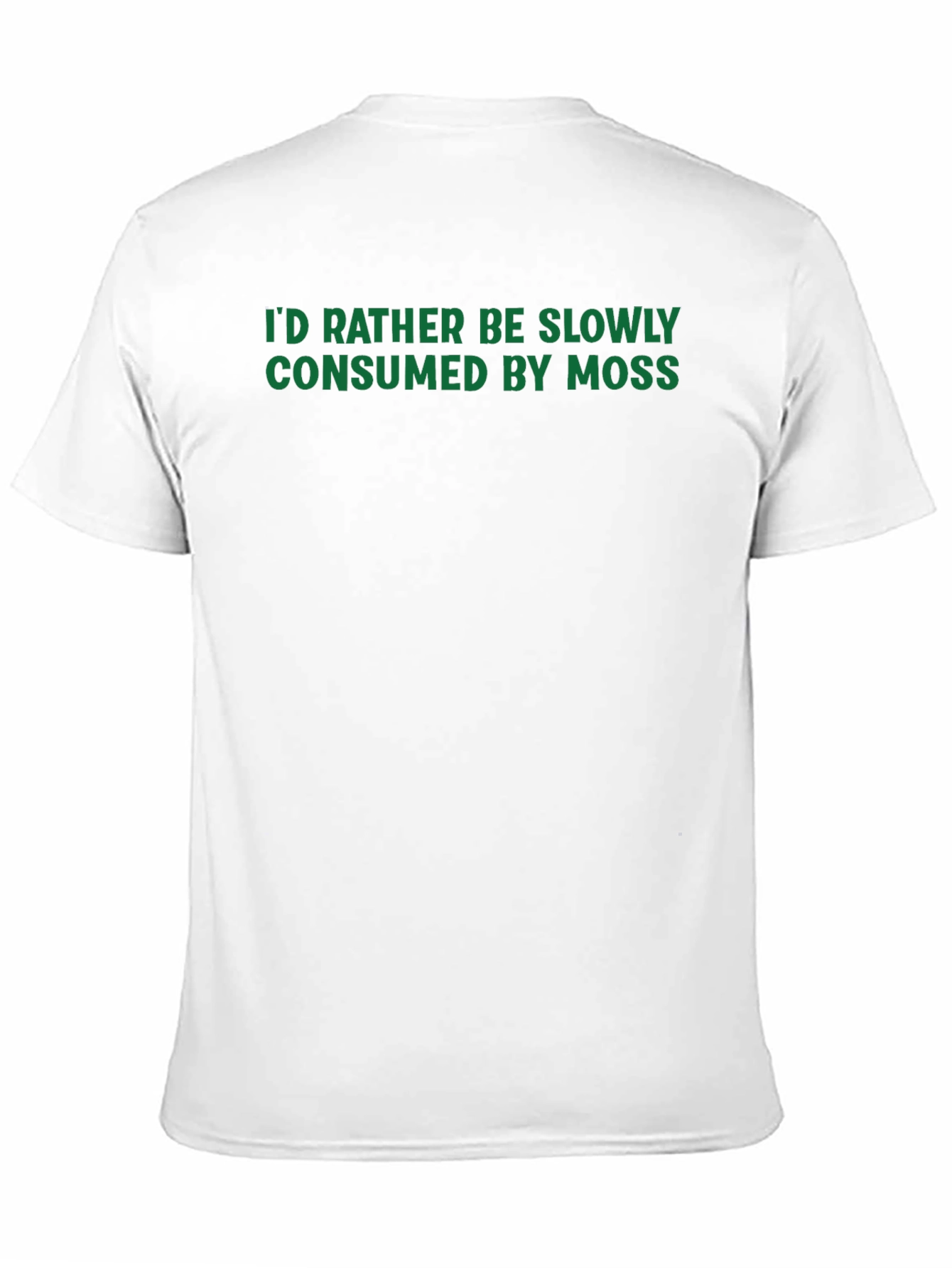 Black Funny Moss Lover T-Shirt view 11