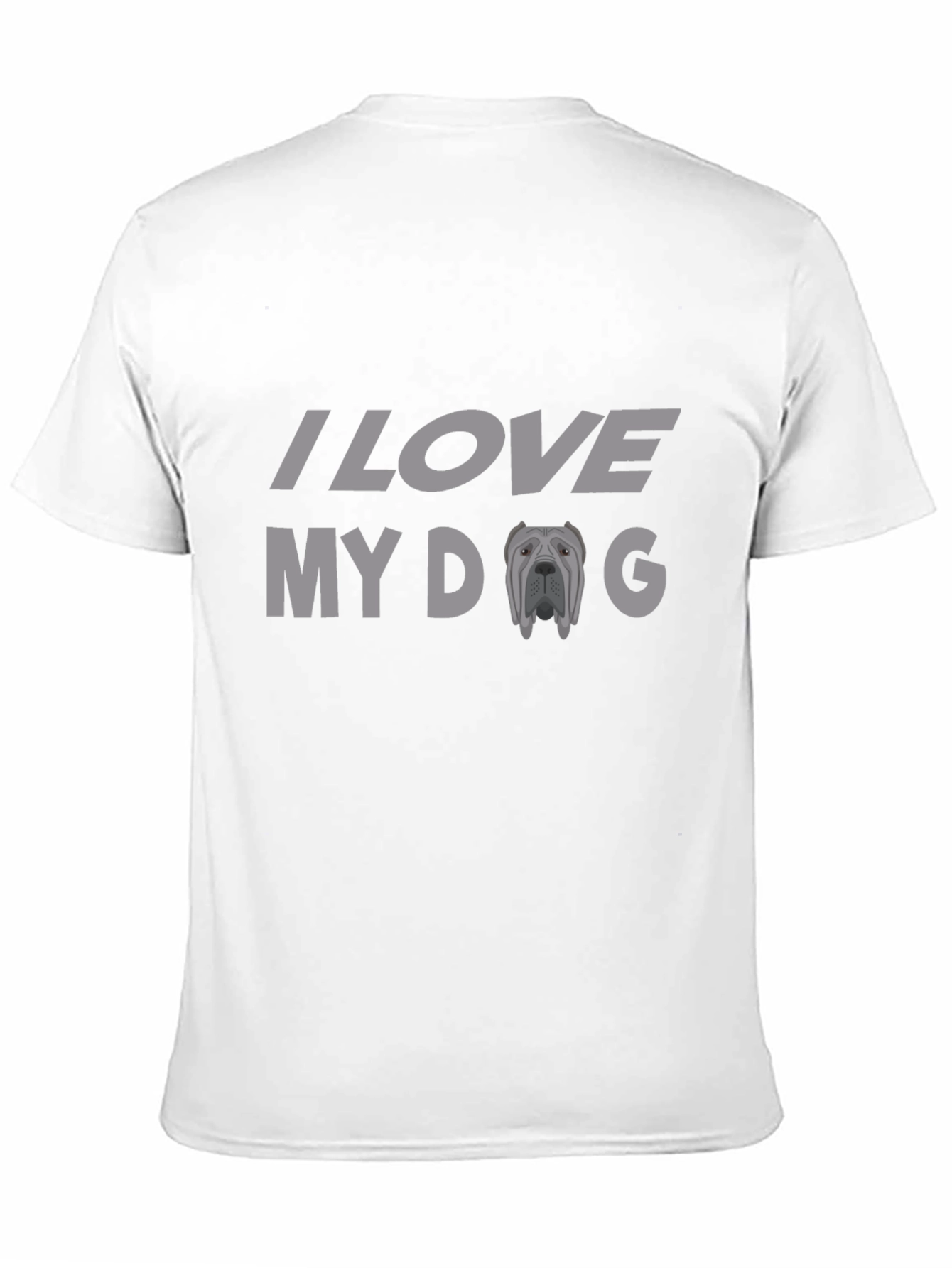 Black I Love My Dog Black T-Shirt view 11