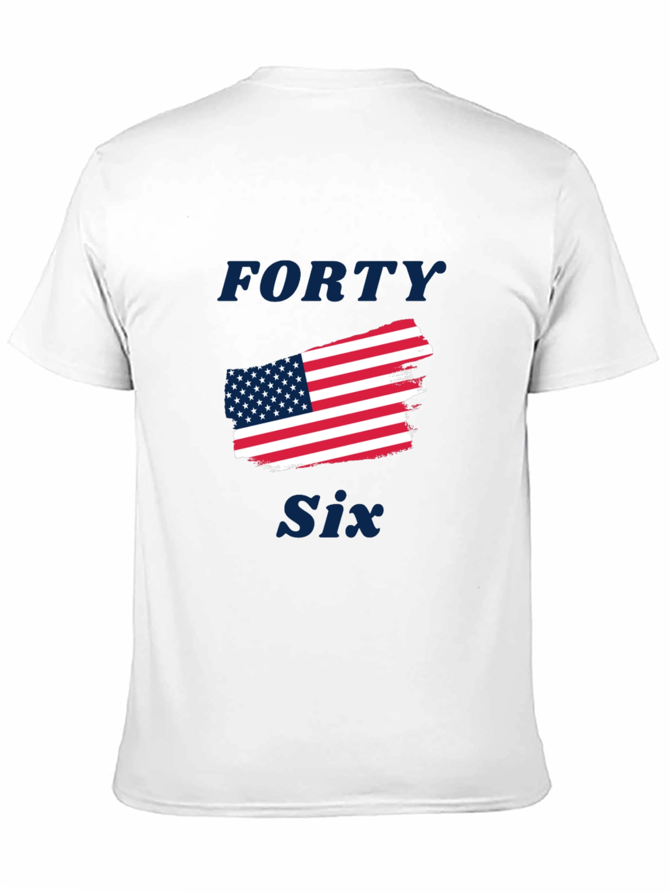Black Forty Six American Flag Graphic Tee view 11