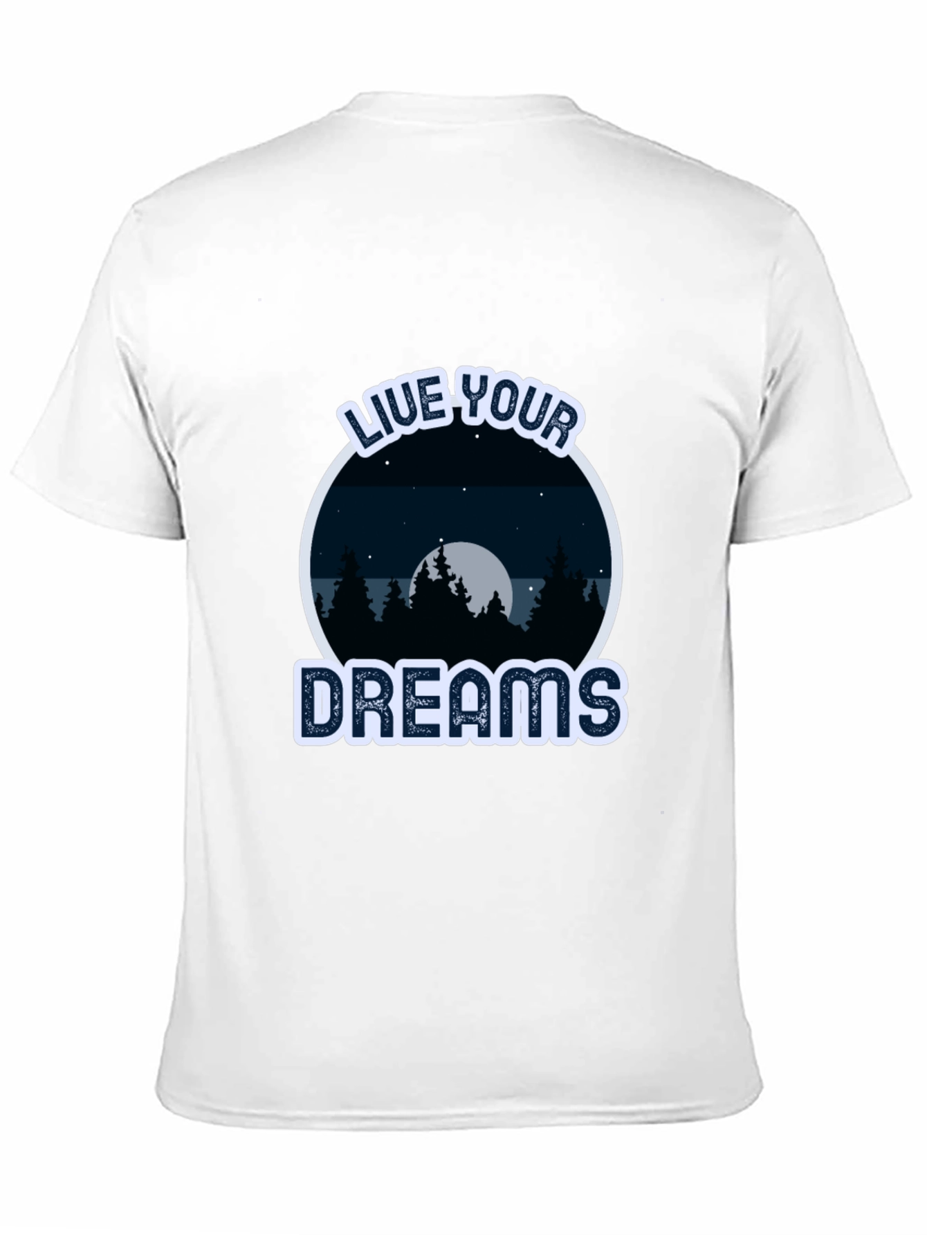 Black Live Your Dreams T-Shirt - Nature Design view 11