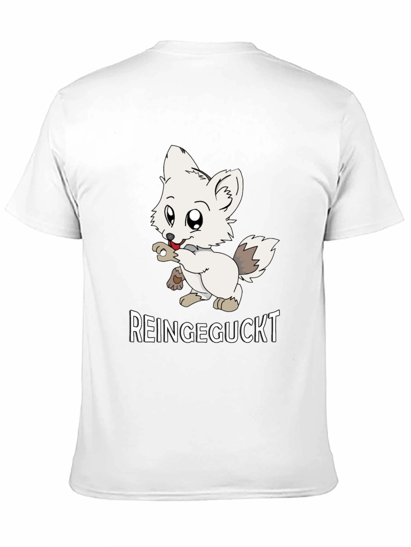 Black Cute Fox Graphic Tee - Reingeguckt Design view 11