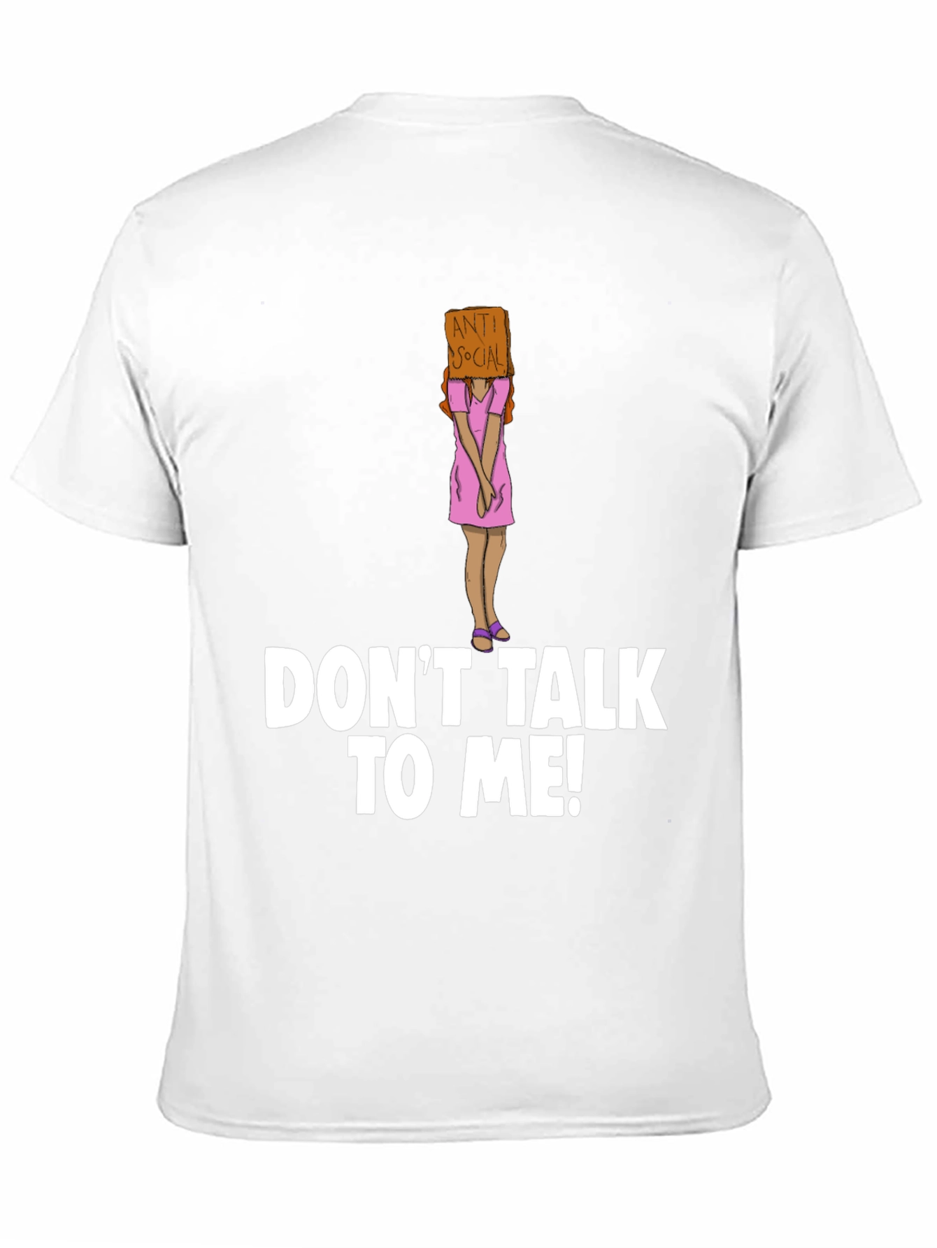 Black Anti-Social T-Shirt - 'Don't Talk To Me!' Novelty Tee view 11