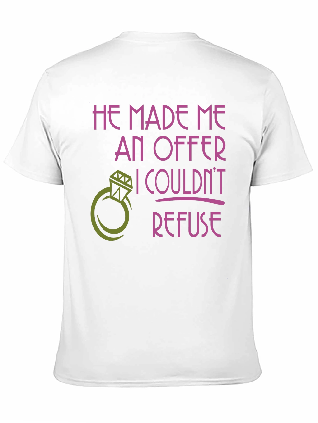 Black He Made Me An Offer T-Shirt view 11