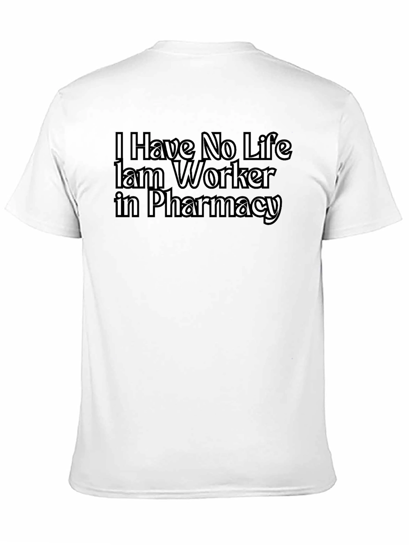 Black Pharmacy Worker T-Shirt - Humorous Tee view 11