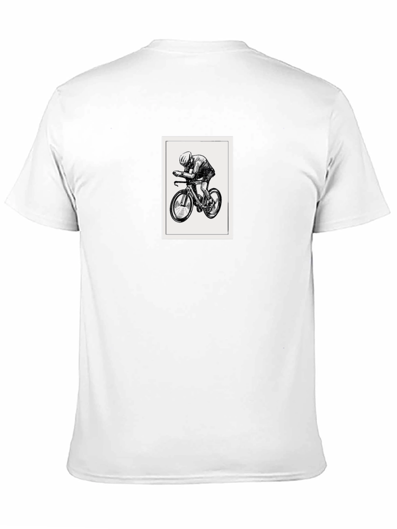 Black Black Graphic Tee - Cycling Design view 11