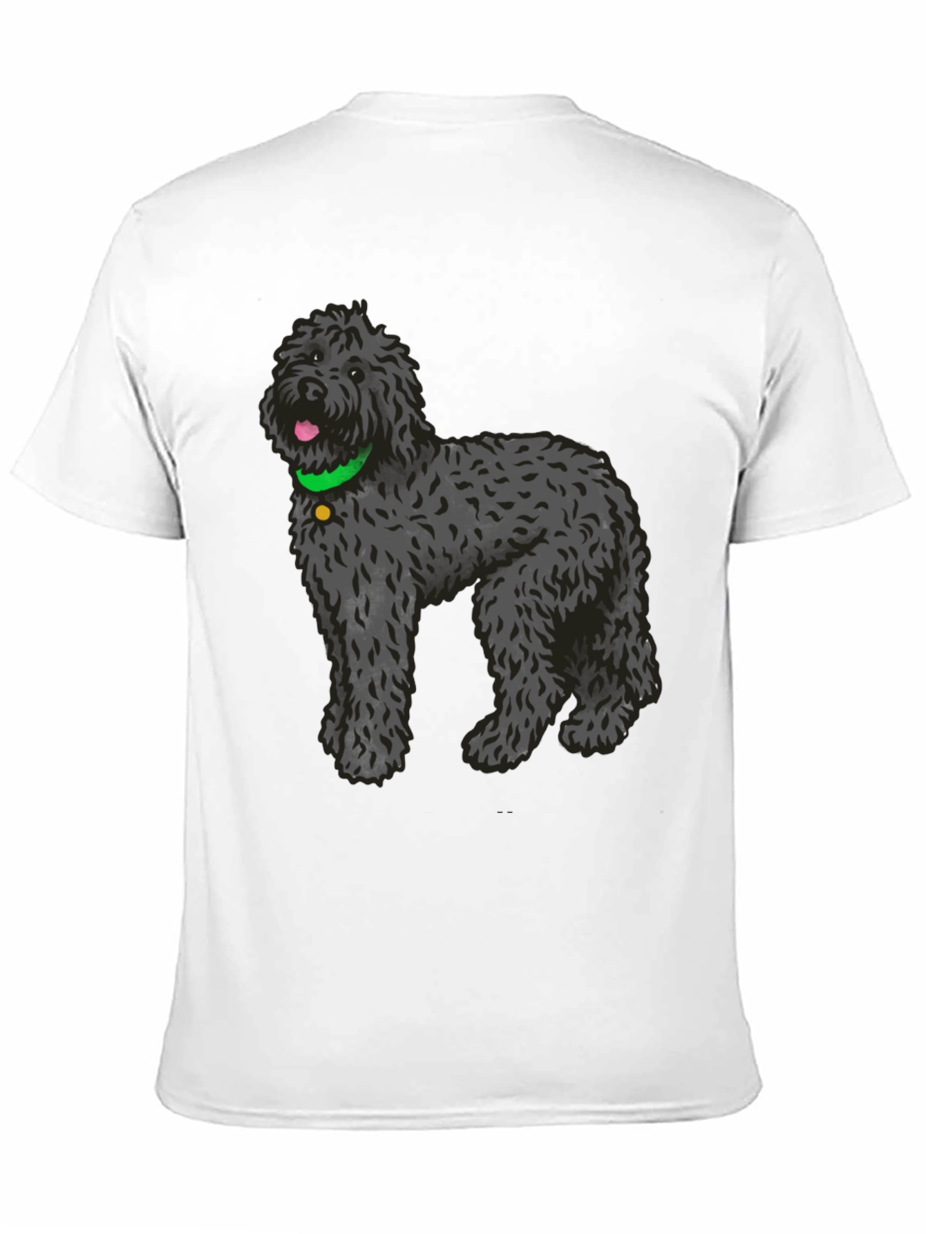 Black Dog Lover Tee - Black Portuguese Water Dog Graphic T-Shirt view 11