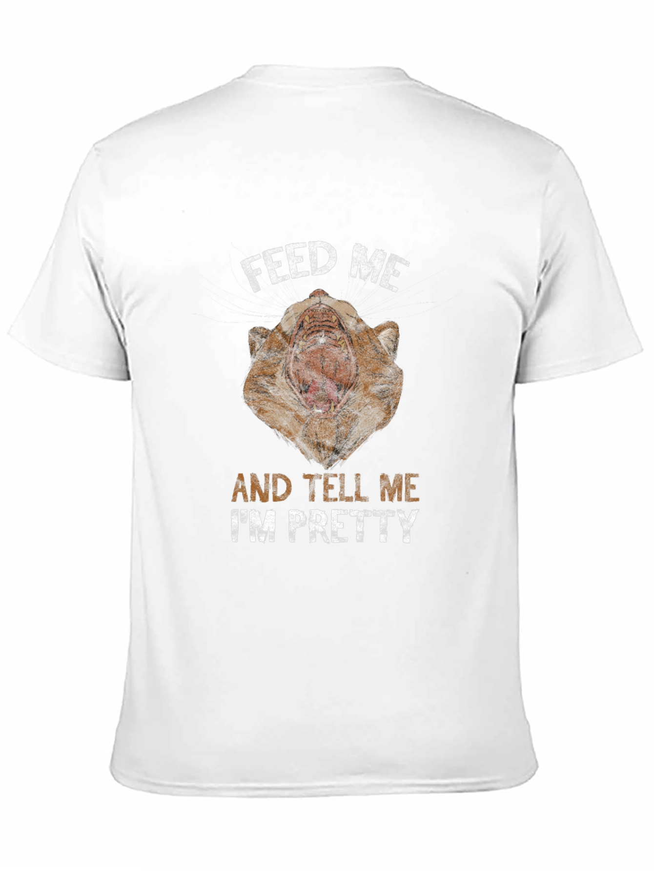 Black Feed Me and Tell Me I'm Pretty Black T-Shirt view 11