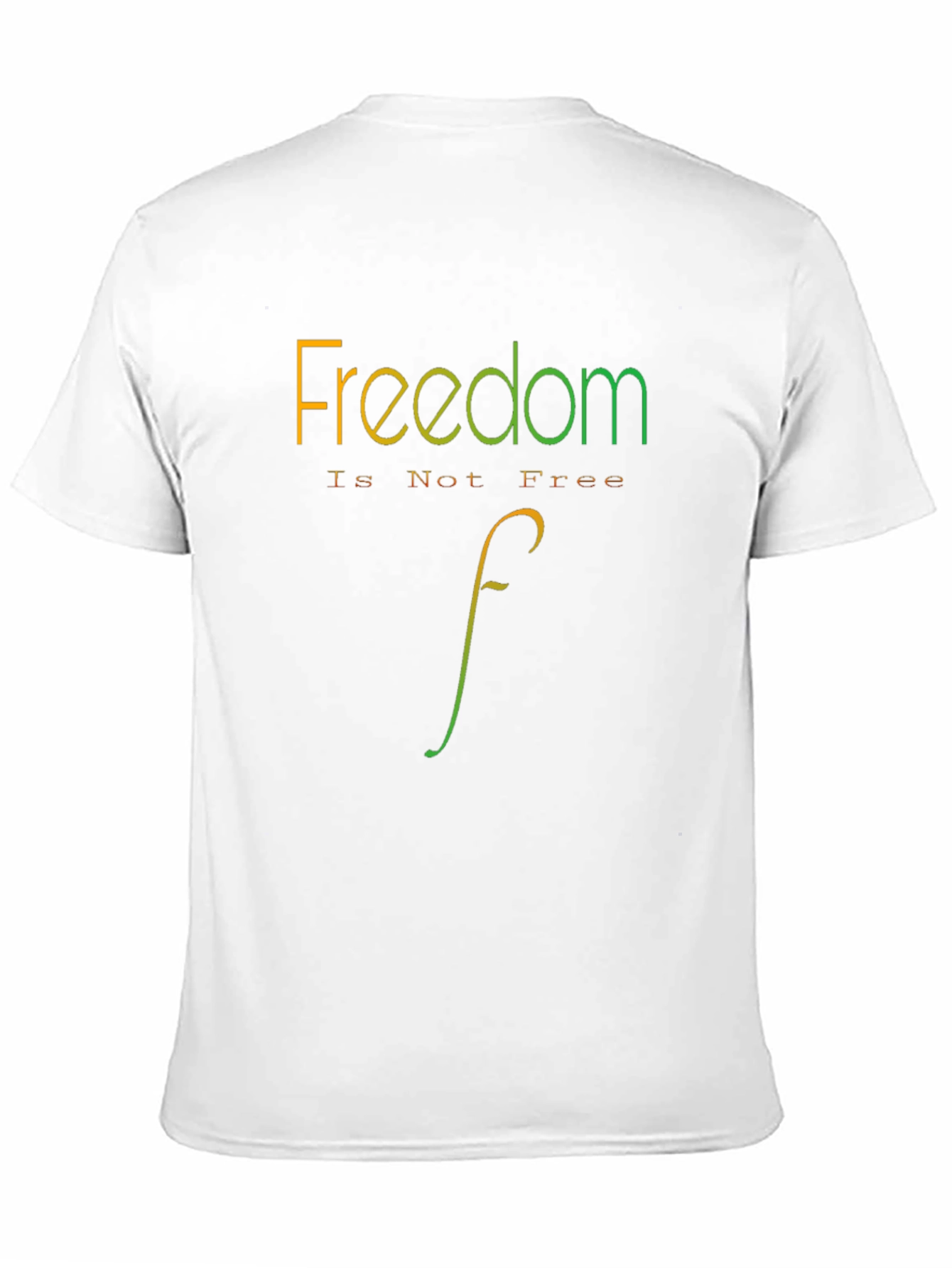 Black Freedom Graphic T-Shirt - Black Cotton Tee view 11