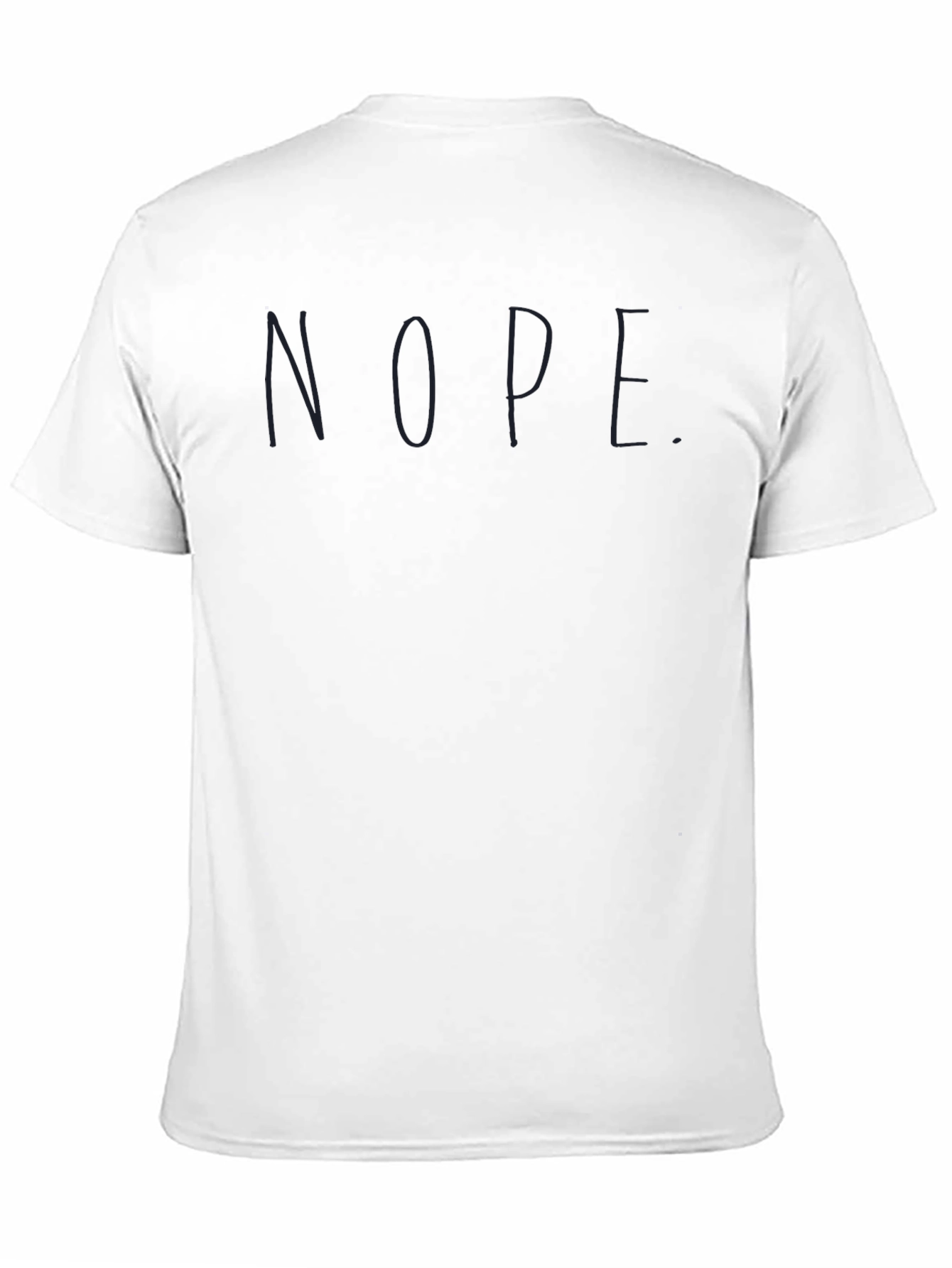 Black Nope Graphic Tee - Comfy Casual T-Shirt view 11