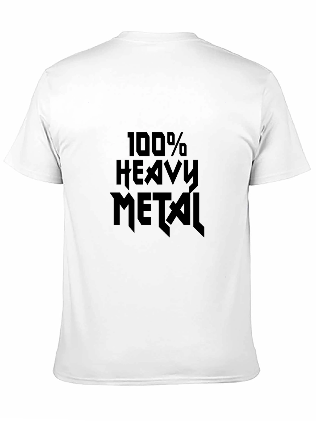 Black 100% Heavy Metal Black Graphic Tee view 11
